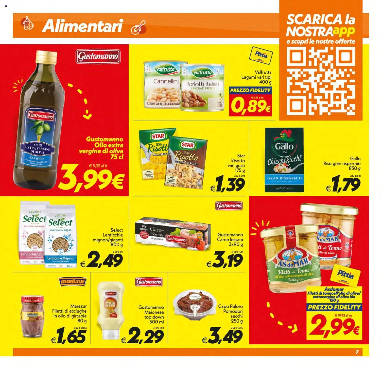 Volantino SuperConveniente del 13.01.2026 | Pagina: 7 | Prodotti: Riso, Maionese, Pomodori, Funghi