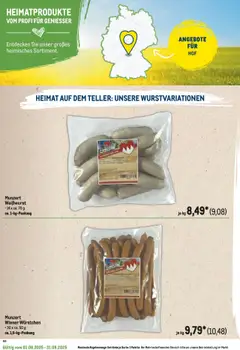 Metro Regionaler Flyer - gültig ab dem 01.08.2025 | Seite: 66 | Produkte: Wiener wurstchen, Weißwurst