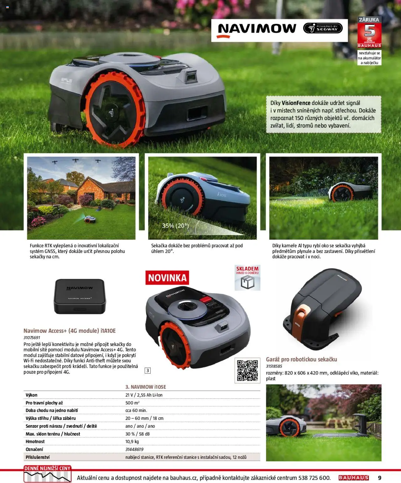 Bauhaus katalog Zahradní technika od 01.04.2025 | Strana: 9 | Produkty: Sekačka