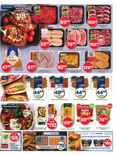 Pick n Pay specials catalogue – valid from 02.02.2026 | Page: 3 | Products: Butter, Chicken, Pork, Hot dogs