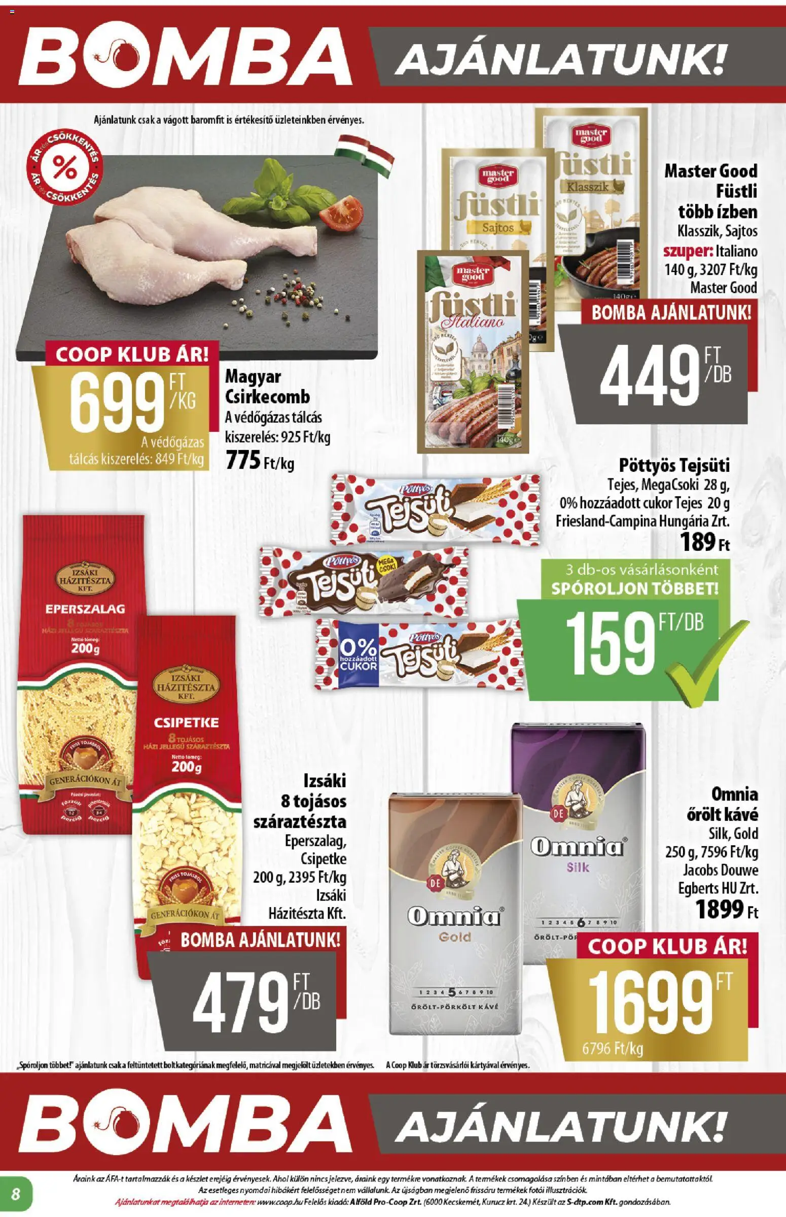 COOP akciós ujság - amely érvényes a következő dátumtól: 19.02.2026 | Oldal: 8