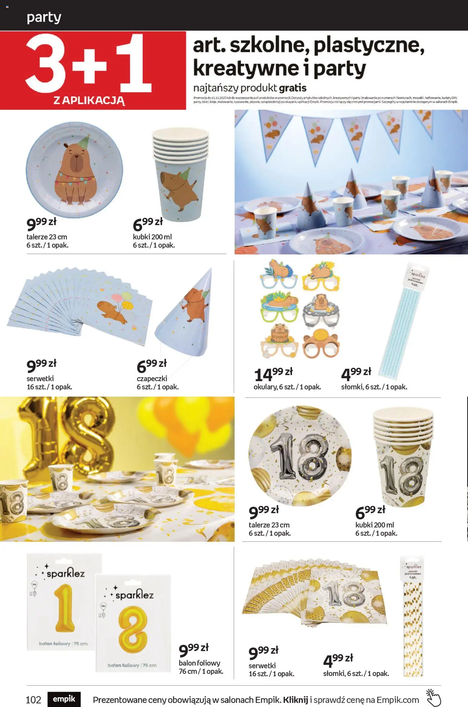 Empik promocje - Tom kultury Zabawki od 29.10.2025 | Strona: 24 | Produkty: Talerze, Kwiaty
