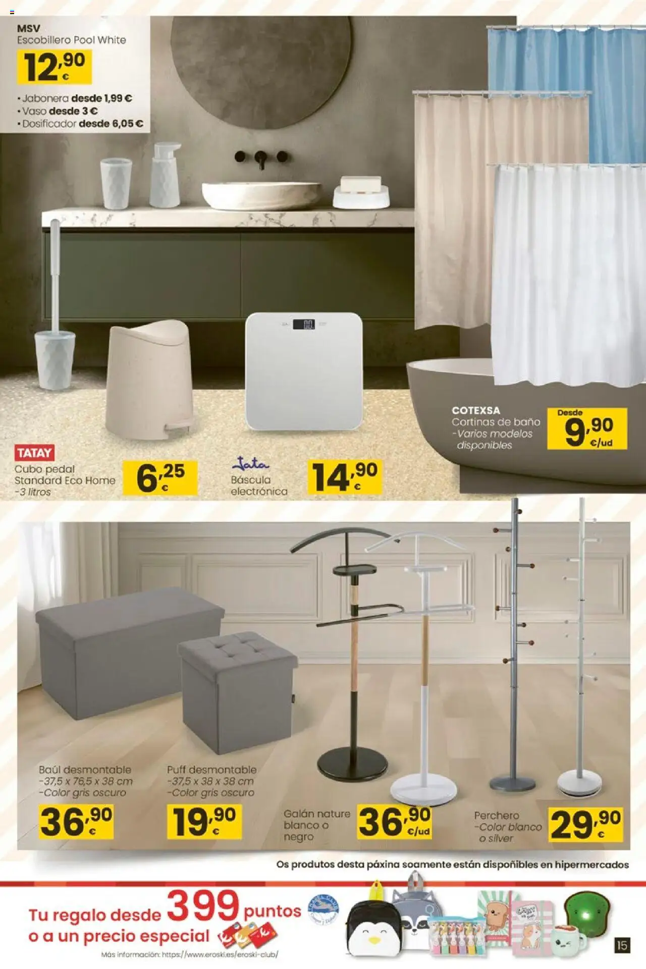 Eroski - Ahorra más con el Plan Renove │ válido desde el 18.09.2025 | Página: 15 | Productos: Perchero, Baño