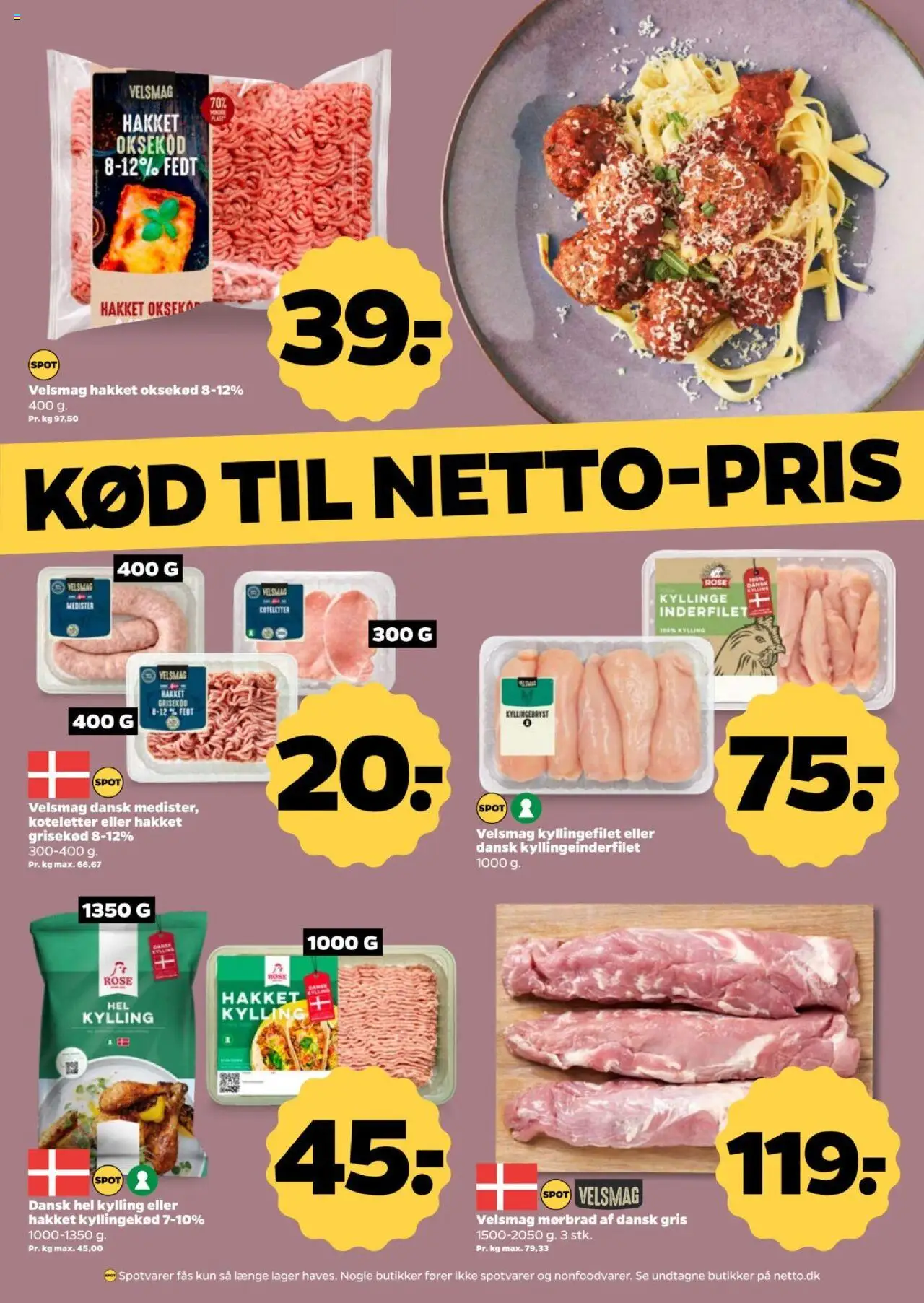 Netto Tilbudsavis gyldig fra 09.08.2025 | Side: 11 | Produkter: Kyllingekød, Koteletter, Oksekød