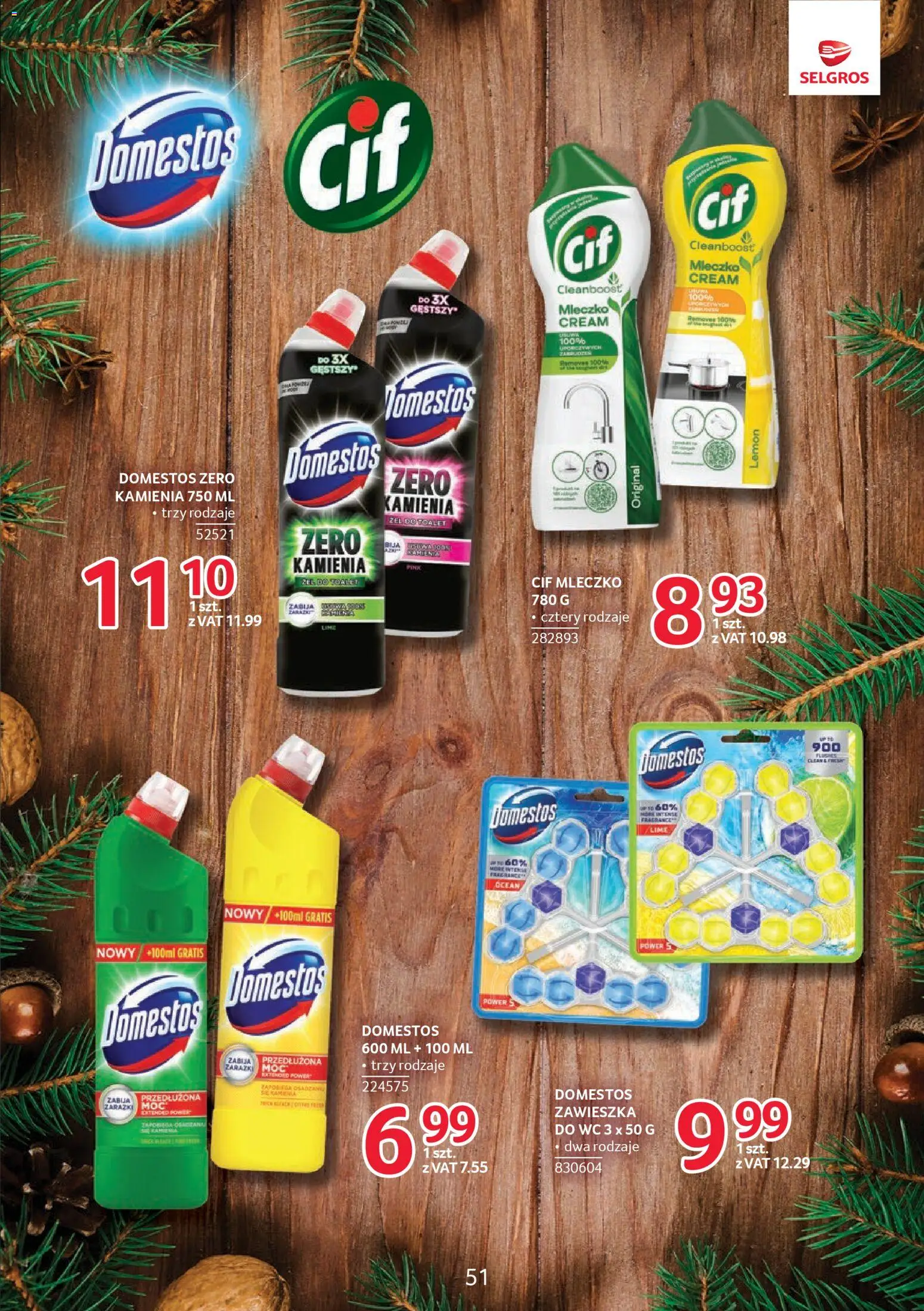 Selgros cash&carry Gazetka - Markowe produkty od 04.12.2025 | Strona: 44 | Produkty: Domestos