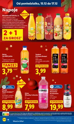 Pogląd oferty "Hortex Sok 100% jabłko, 1L Sok 100% jabłko" - ważna od 15.12.2025 | Strona: 60