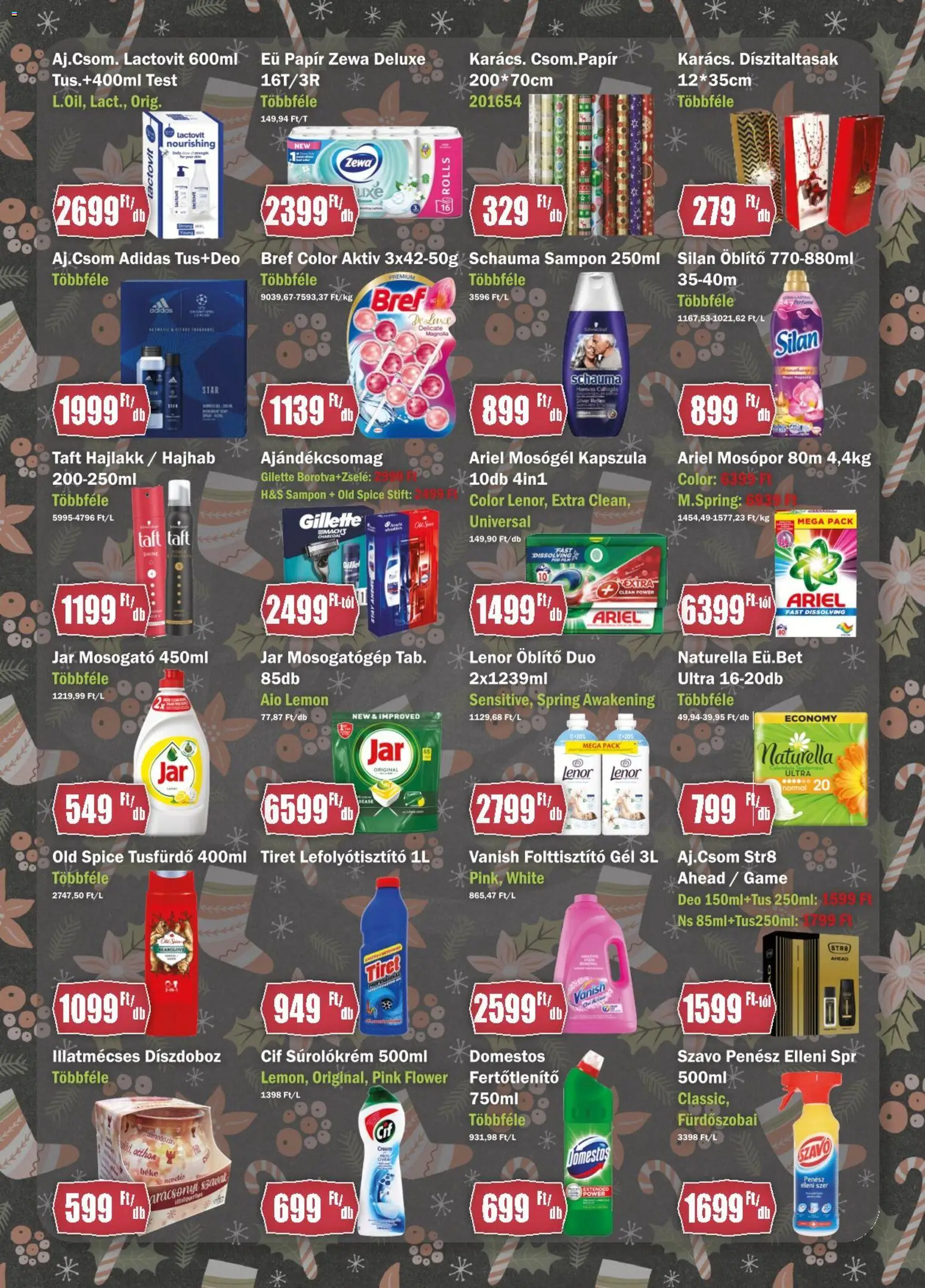 FullDiszkont akciós ujság - amely érvényes a következő dátumtól: 01.12.2025 | Oldal: 3 | Termékek: Ariel, Old spice, Öblítő, Mosópor