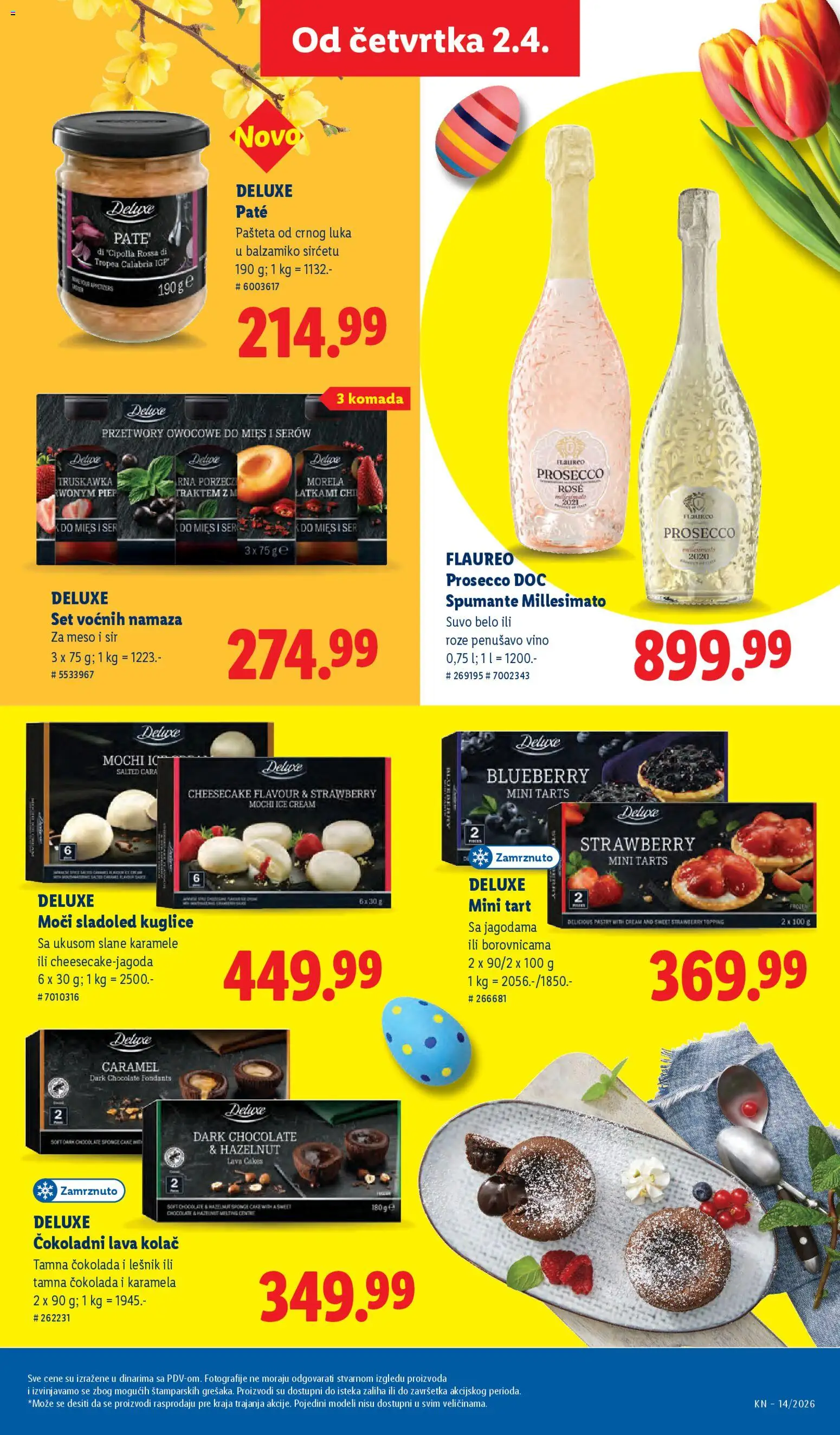 Lidl katalog - važi od 02.04.2026 | Strana: 47 | Proizvode: Kolač, Lešnik, Sir, Cheesecake