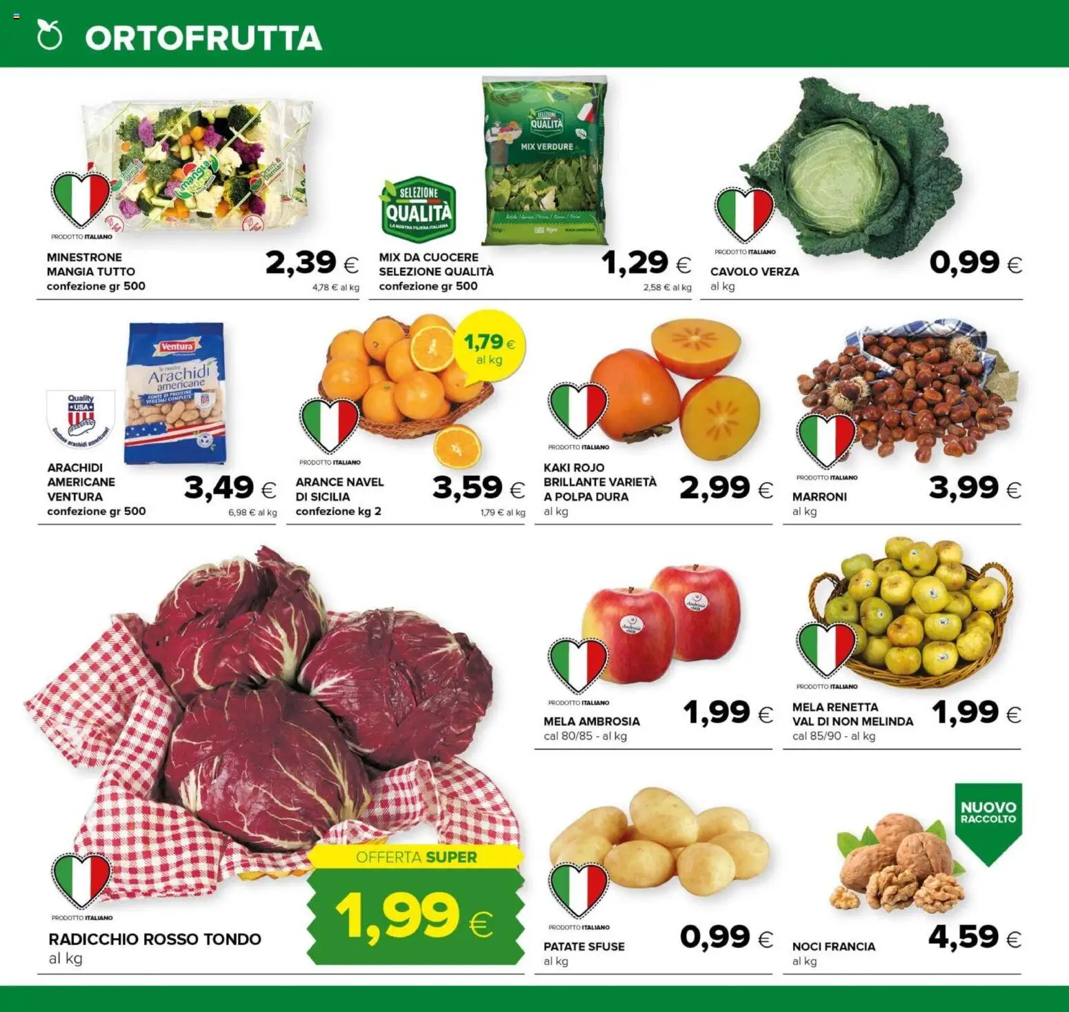 Volantino Tigre del 06.11.2025 | Pagina: 10 | Prodotti: Minestrone, Arance, Noci, Cavolo