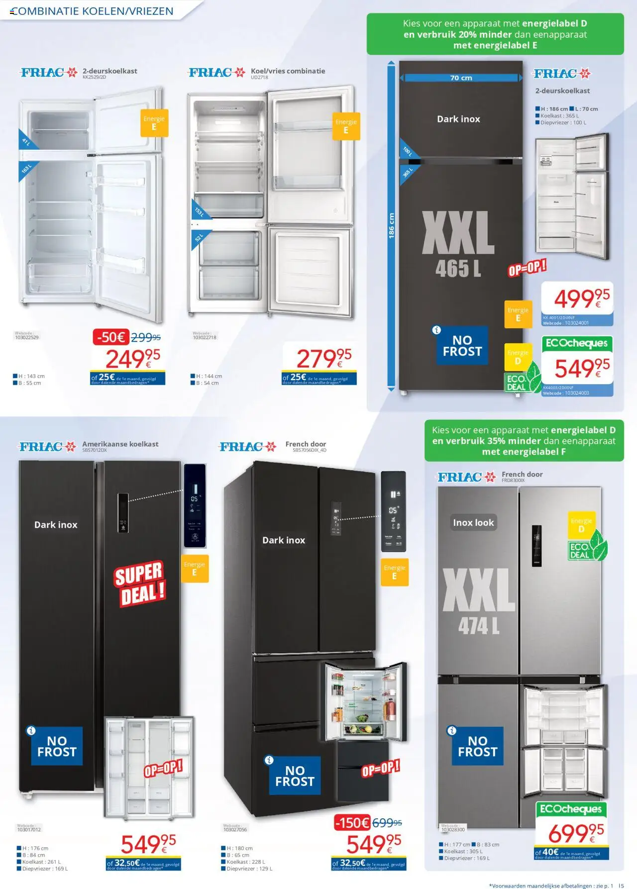 | Pagina: 5 | Producten: Koelkast
