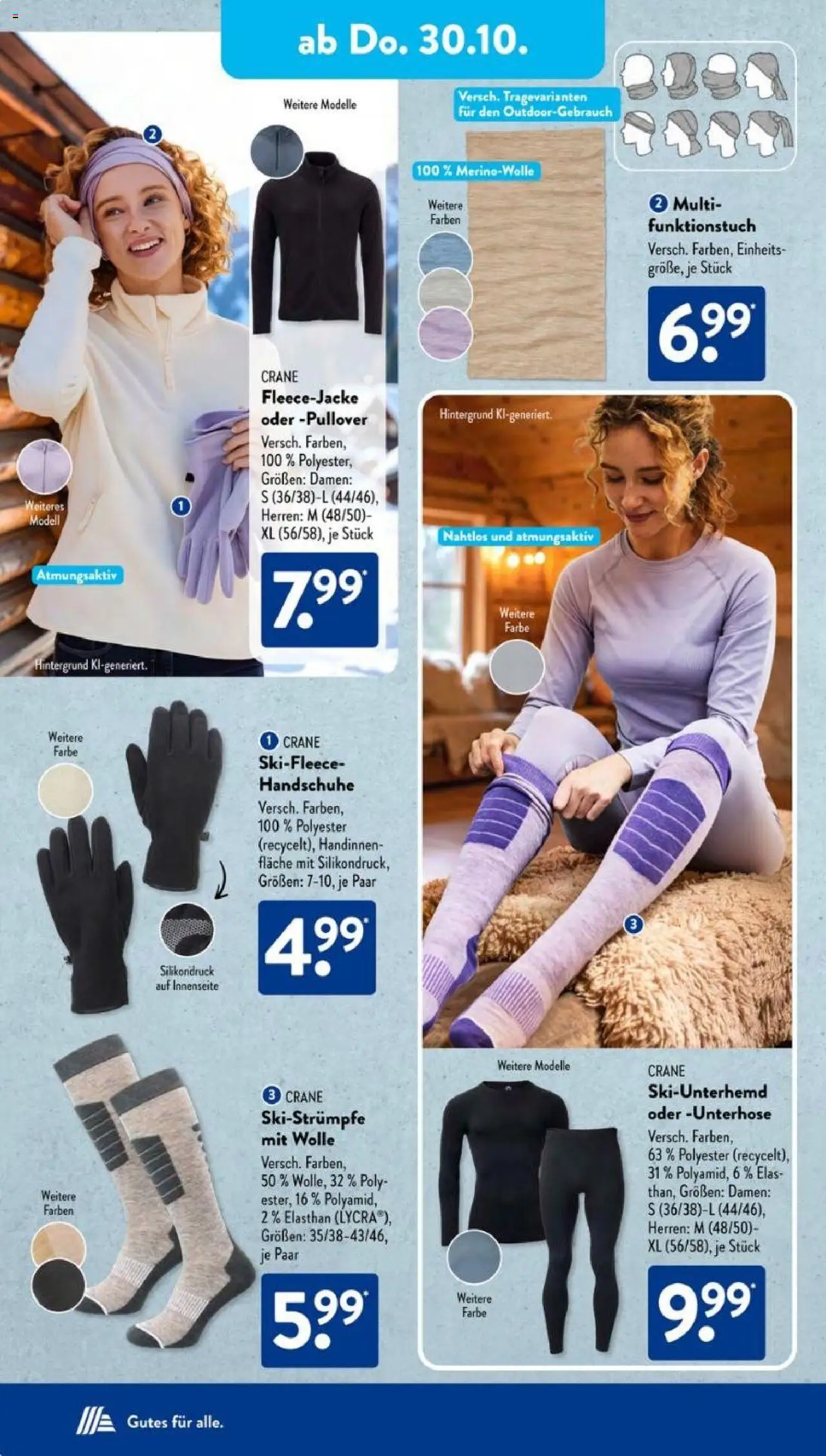 Aldi Süd Prospekt 	 – gültig ab 27.10.2025 | Seite: 10 | Produkte: Pullover, Handschuhe