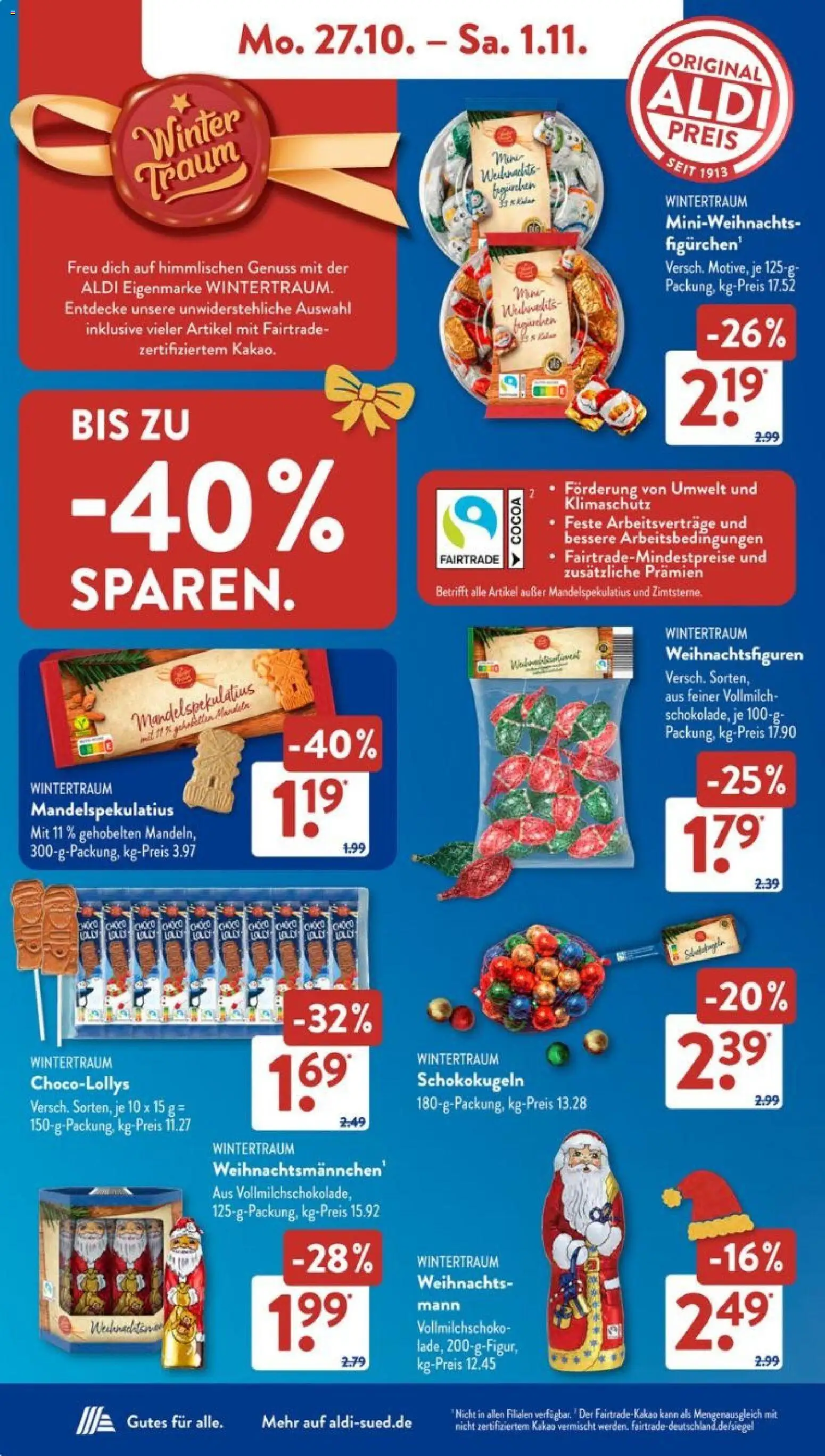 Aldi Süd Prospekt 	 – gültig ab 27.10.2025 | Seite: 10 | Produkte: Pullover, Handschuhe