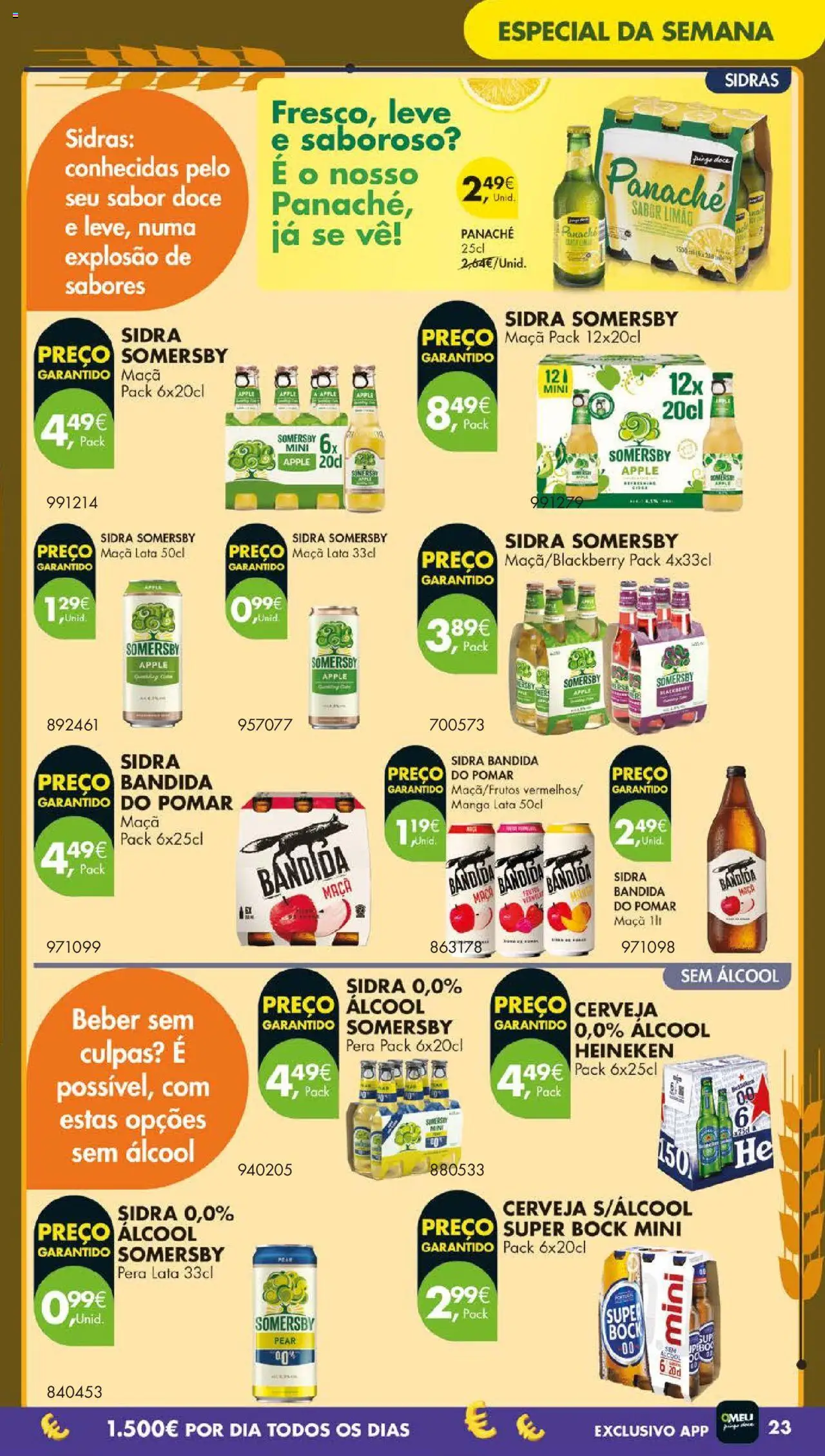 Pingo Doce folheto │ válido de 30.09.2025 | Página: 25 | Produtos: Super bock, Maça, Cerveja, Somersby