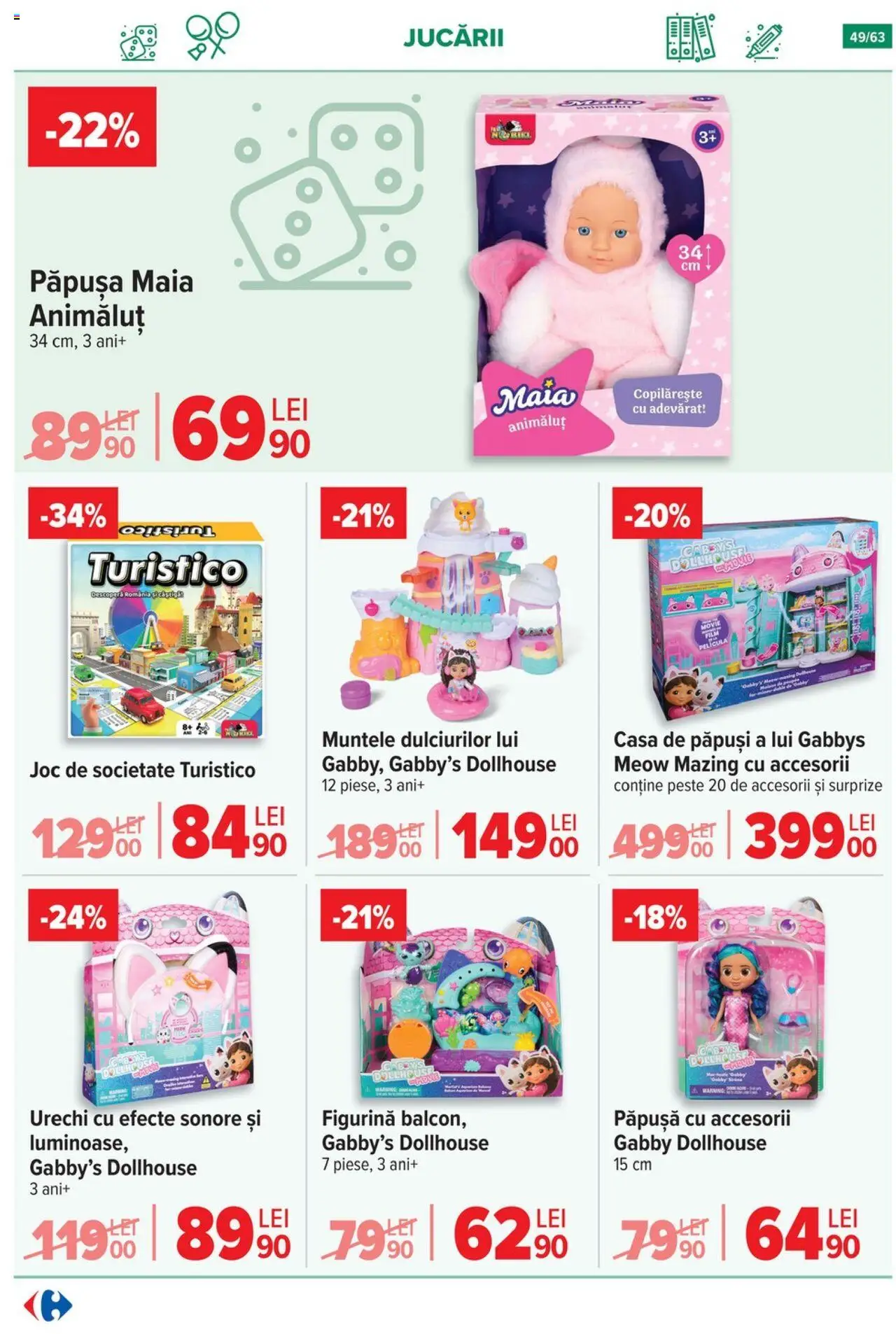 Noul catalog Carrefour – valabil de la 17.09.2025 | Pagină: 49 | Produse: Joc, Pește
