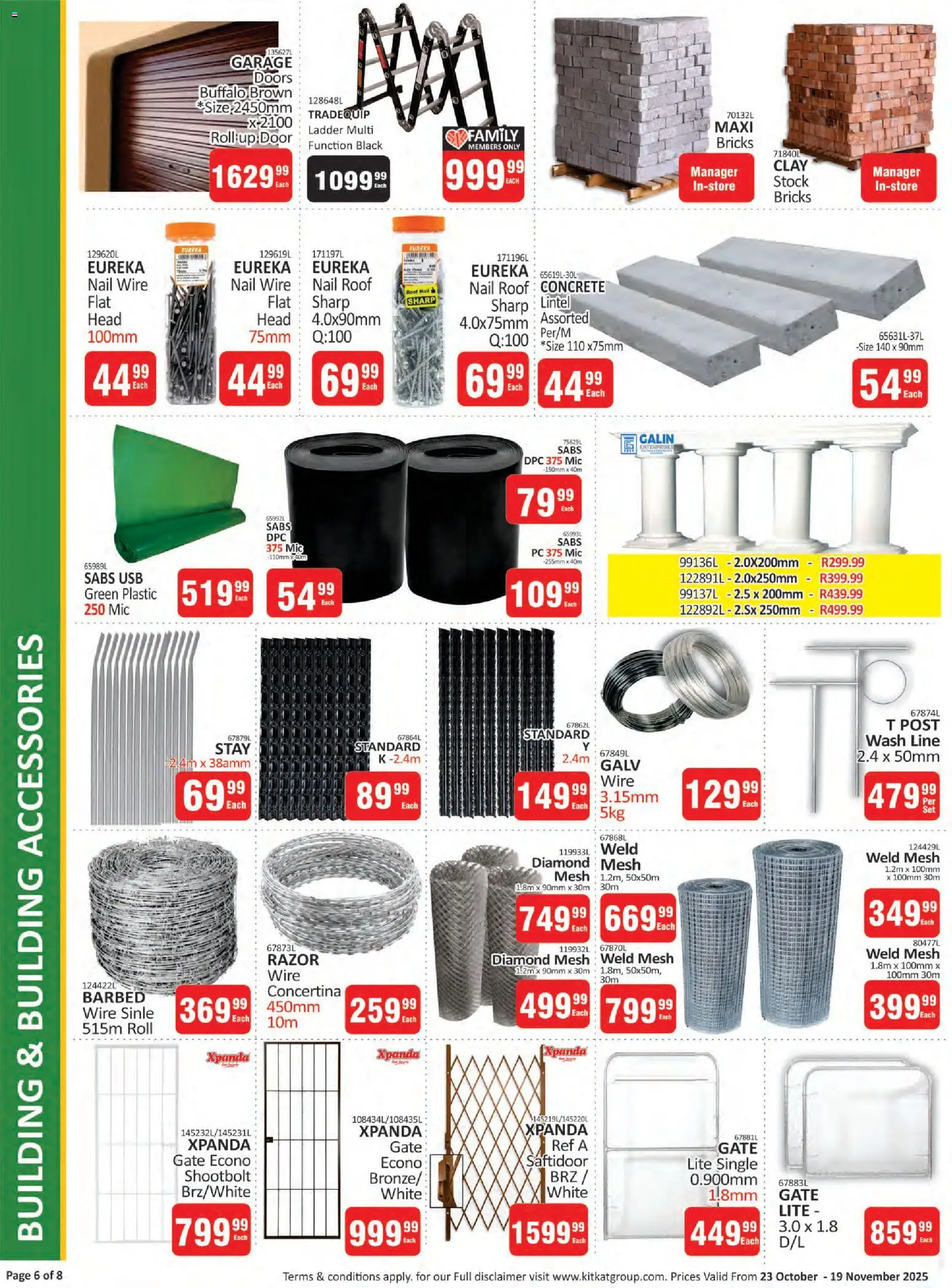 New KIT KAT Cash & Carry catalogue – valid from 23.10.2025 | Page: 6 | Products: PC, Gate, Stock, Clay