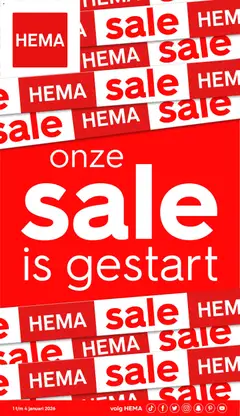 Hema folder / publicité - Voorbeeld van een folder van Hema, geldig van 01.01.2026