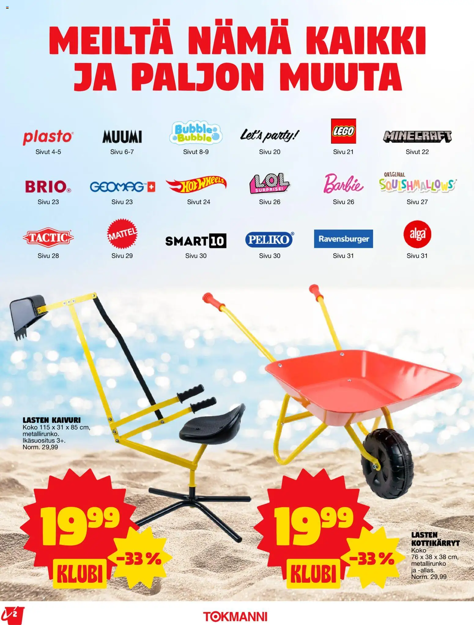 Tokmanni - Kesälelukuvasto 2026 – voimassa 27.04.2026 alkaen | Sivu: 2