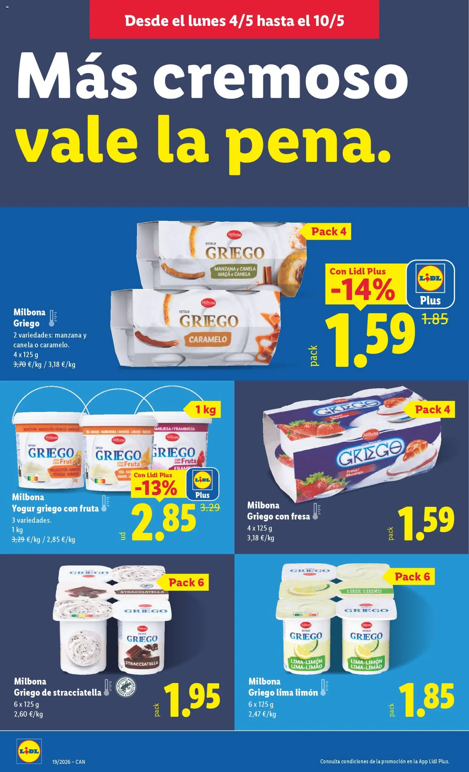 Lidl folleto │ válido desde el 04.05.2026 | Página: 10 | Productos: Lima, Yogur, Μαγειρική εστία, Manzana