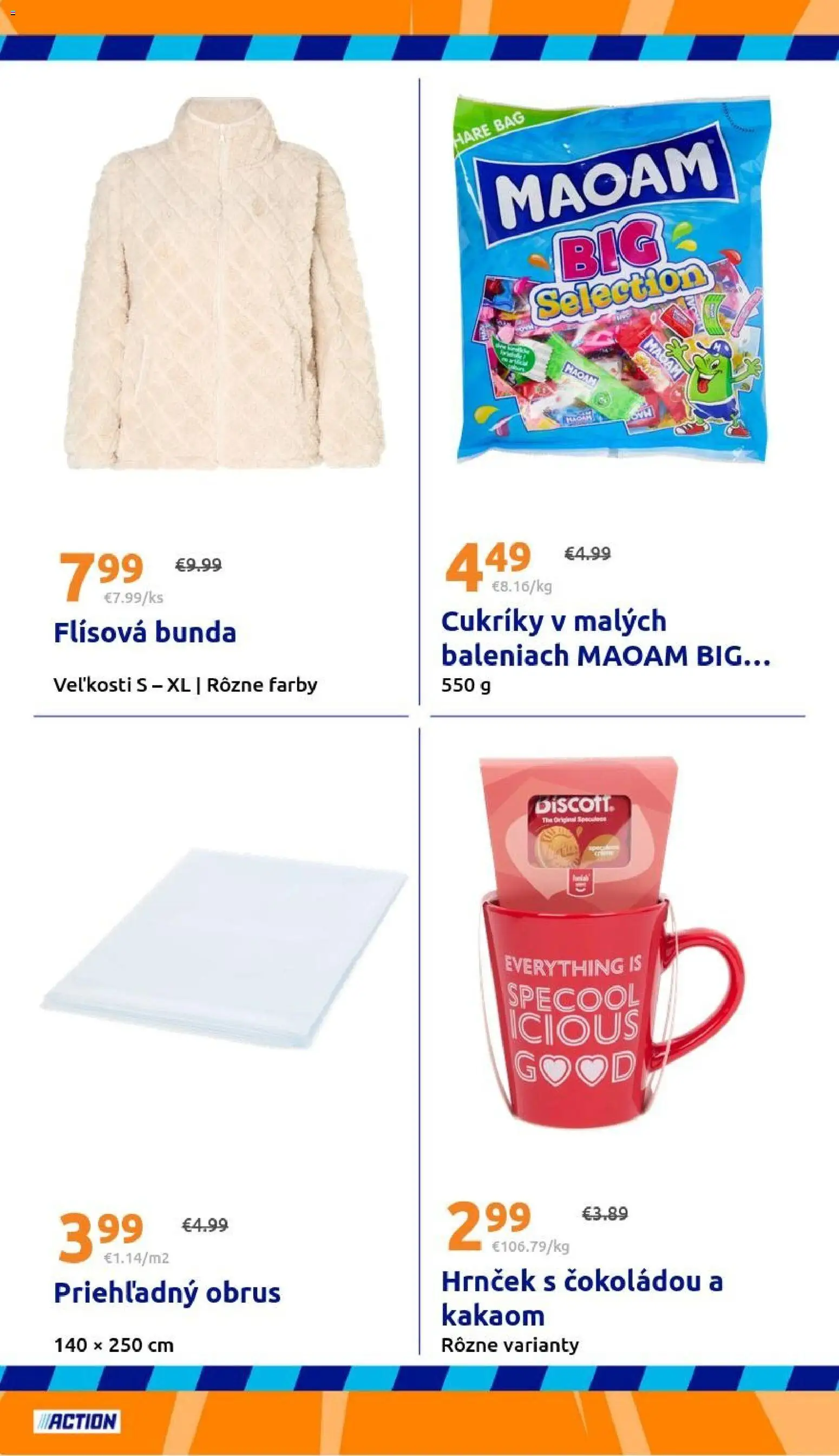 Nové Action akcie – leták je platný od 31.12.2025 | Strana: 26 | Produkty: Bunda, Cukríky