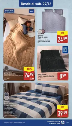 Vista previa Manta antiestrés, Relleno de microperlas de cristal que ofrecen un efecto calmante. 135 x 200 cm. Unidad válido desde el 22.12.2025 | Página: 23