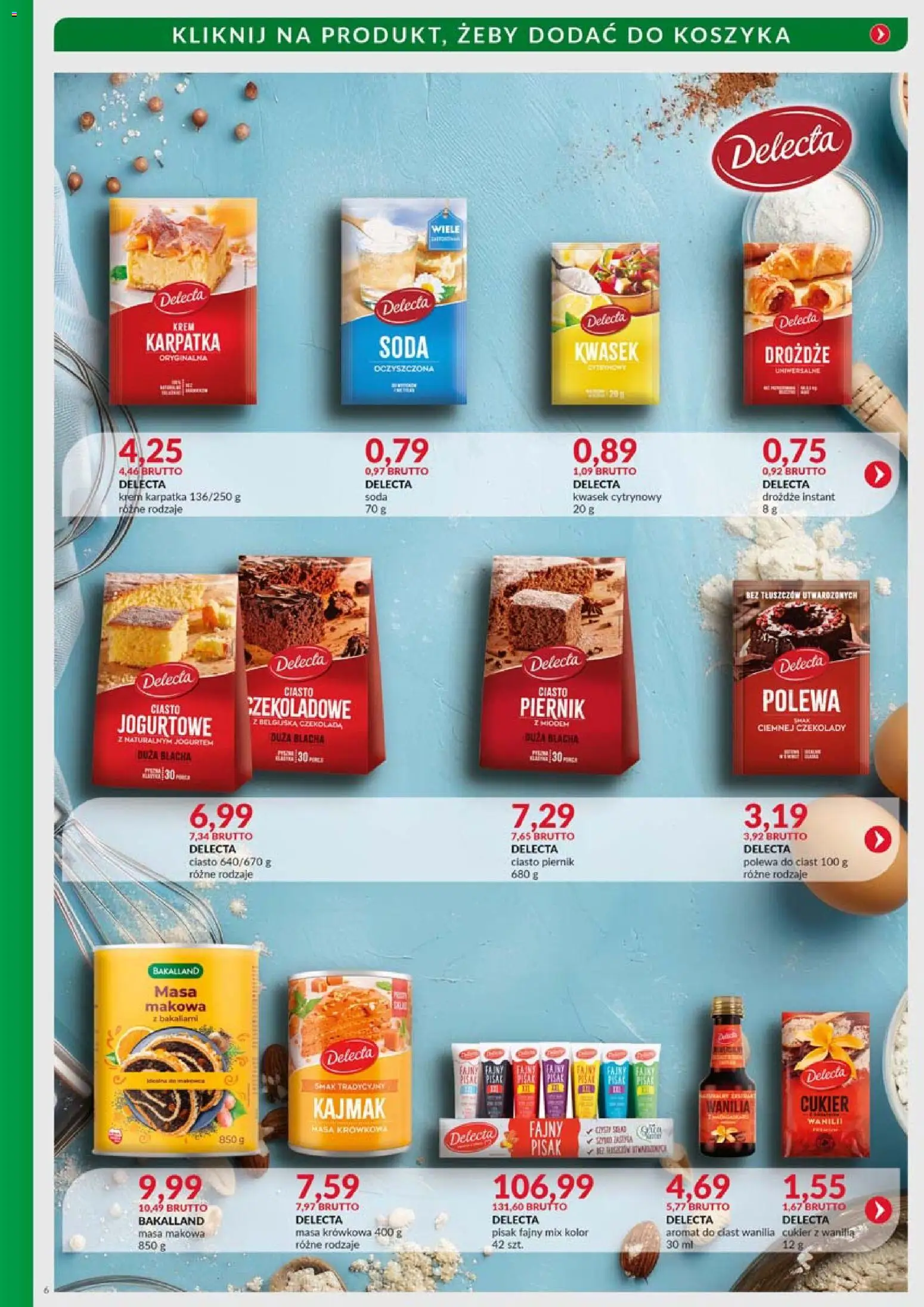 Eurocash Gazetka - Boże Narodzenia Kulinarka od 10.11.2025 | Strona: 6 | Produkty: Ciasto, Piernik, Kajmak, Cukier