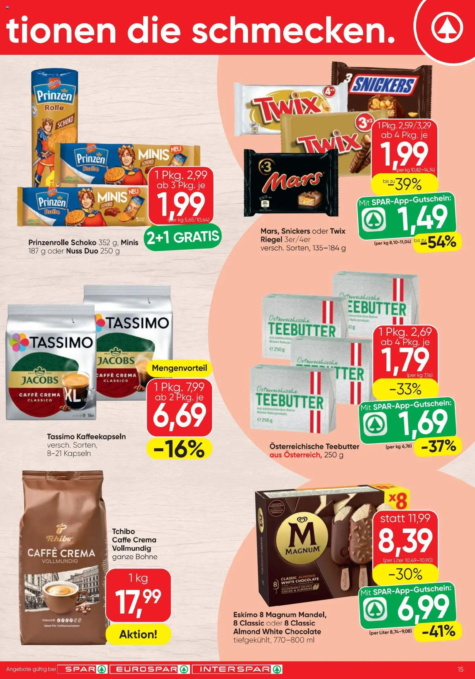 Spar - Flugblatt gültig ab 16.04.2026 | Seite: 15