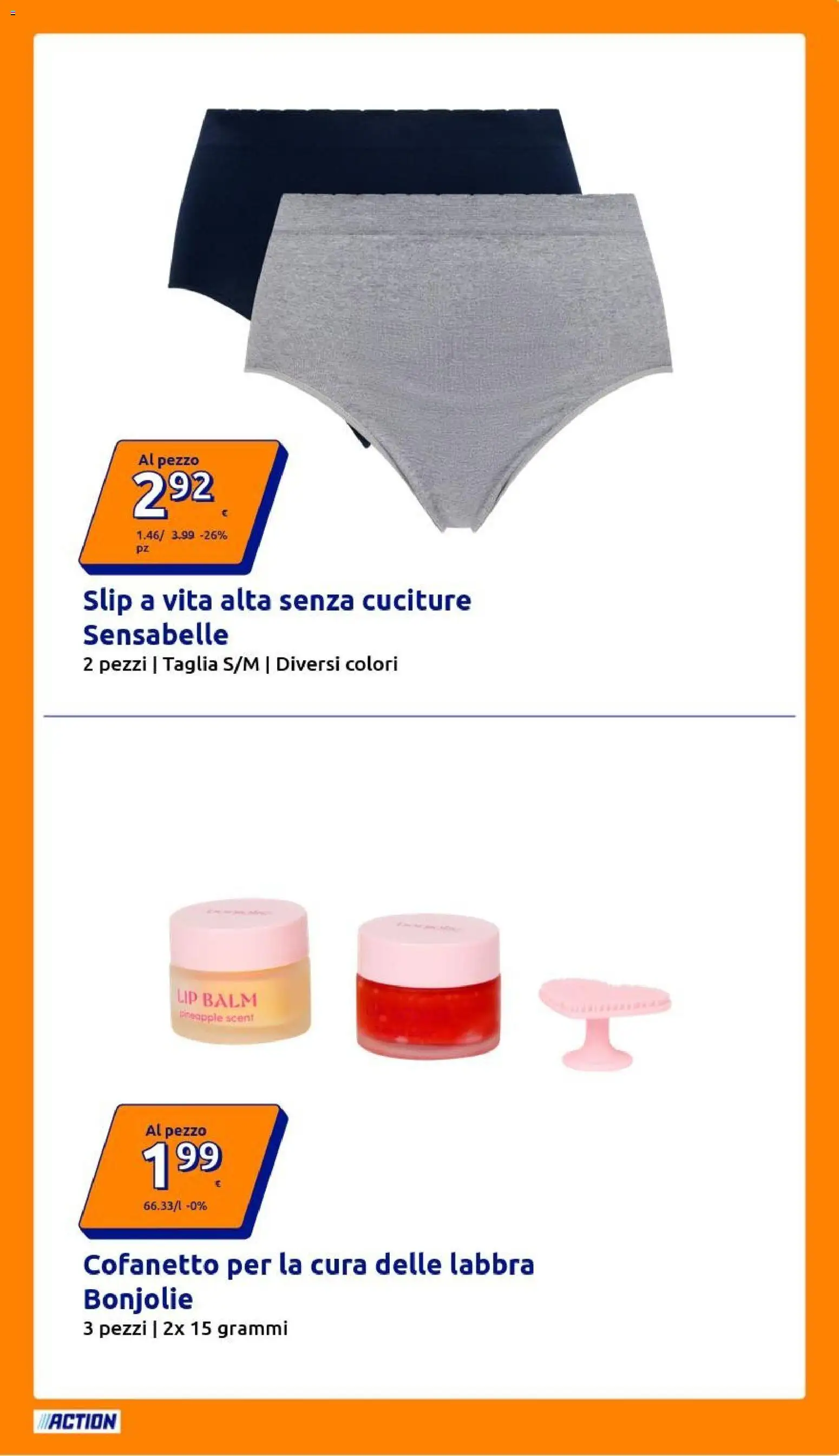 Volantino Action del 22.04.2026 | Pagina: 29 | Prodotti: Slip