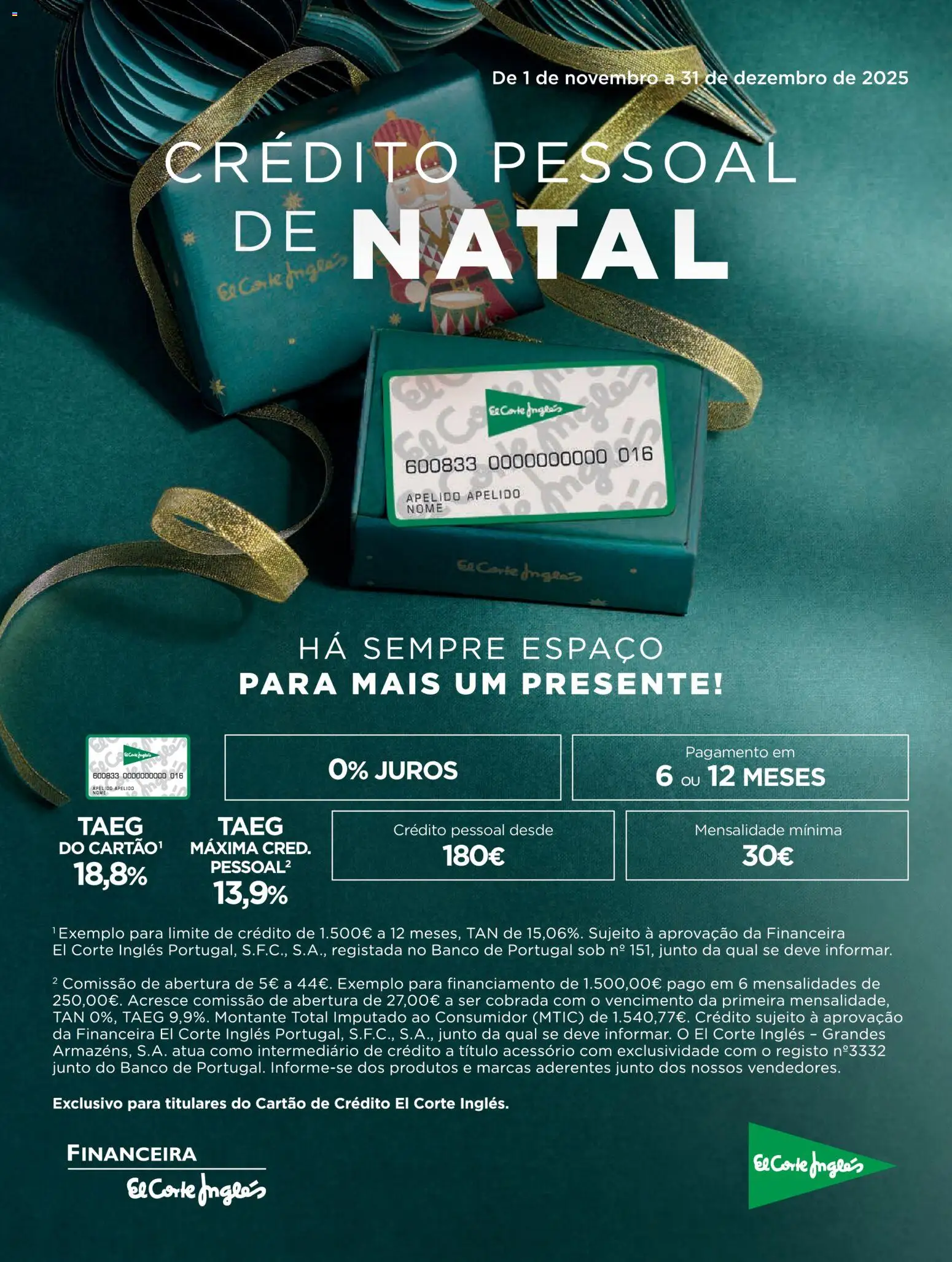 El Corte Ingles Decora │ válido de 23.10.2025 | Página: 72 | Produtos: Banco