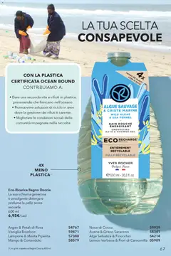 Anteprima del volantino Yves Rocher Catalogo Anti-Âge Global valido a partire dal 17.02.2026 | Pagina: 67 | Prodotti: Mango, Lampone, Cocco, Bagno