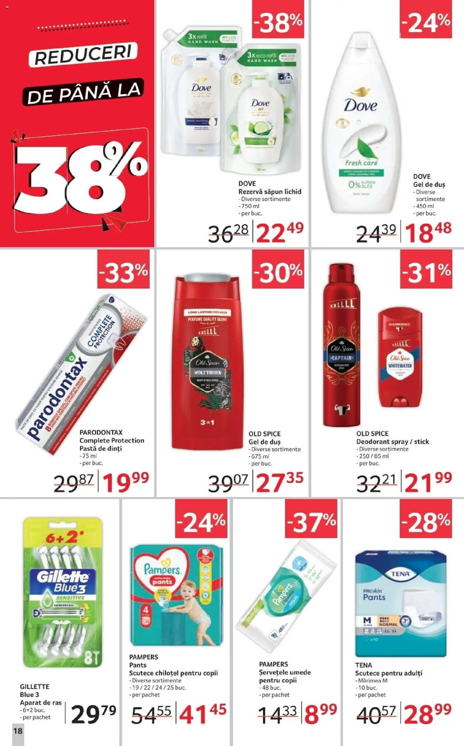 Noul catalog Selgros – valabil de la 14.11.2025 | Pagină: 42 | Produse: Aparat De Ras, Gel de duș, Deodorant, Pastă de dinți