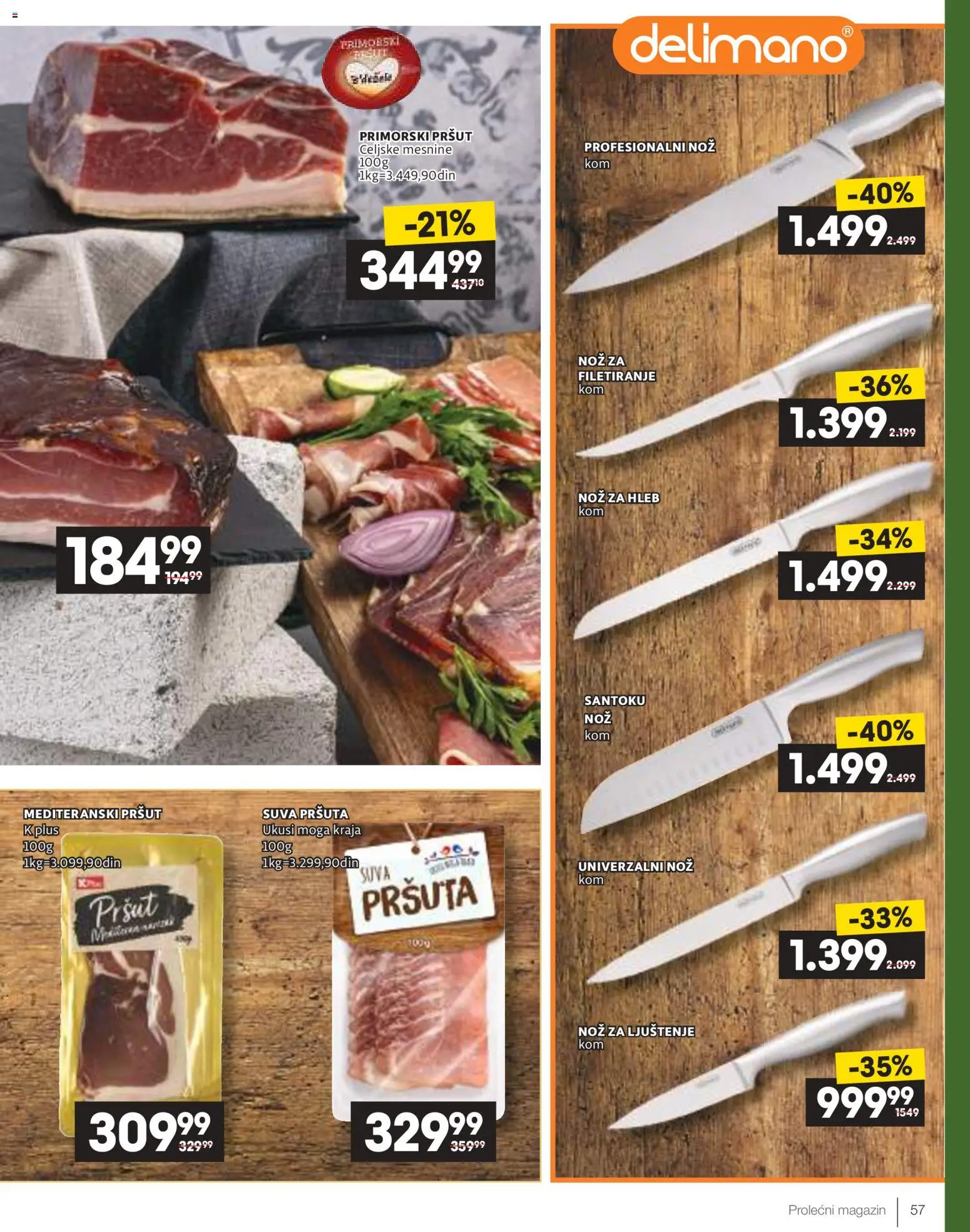 Roda katalog - važi od 09.04.2026 | Strana: 57 | Proizvode: Pršut, Nož