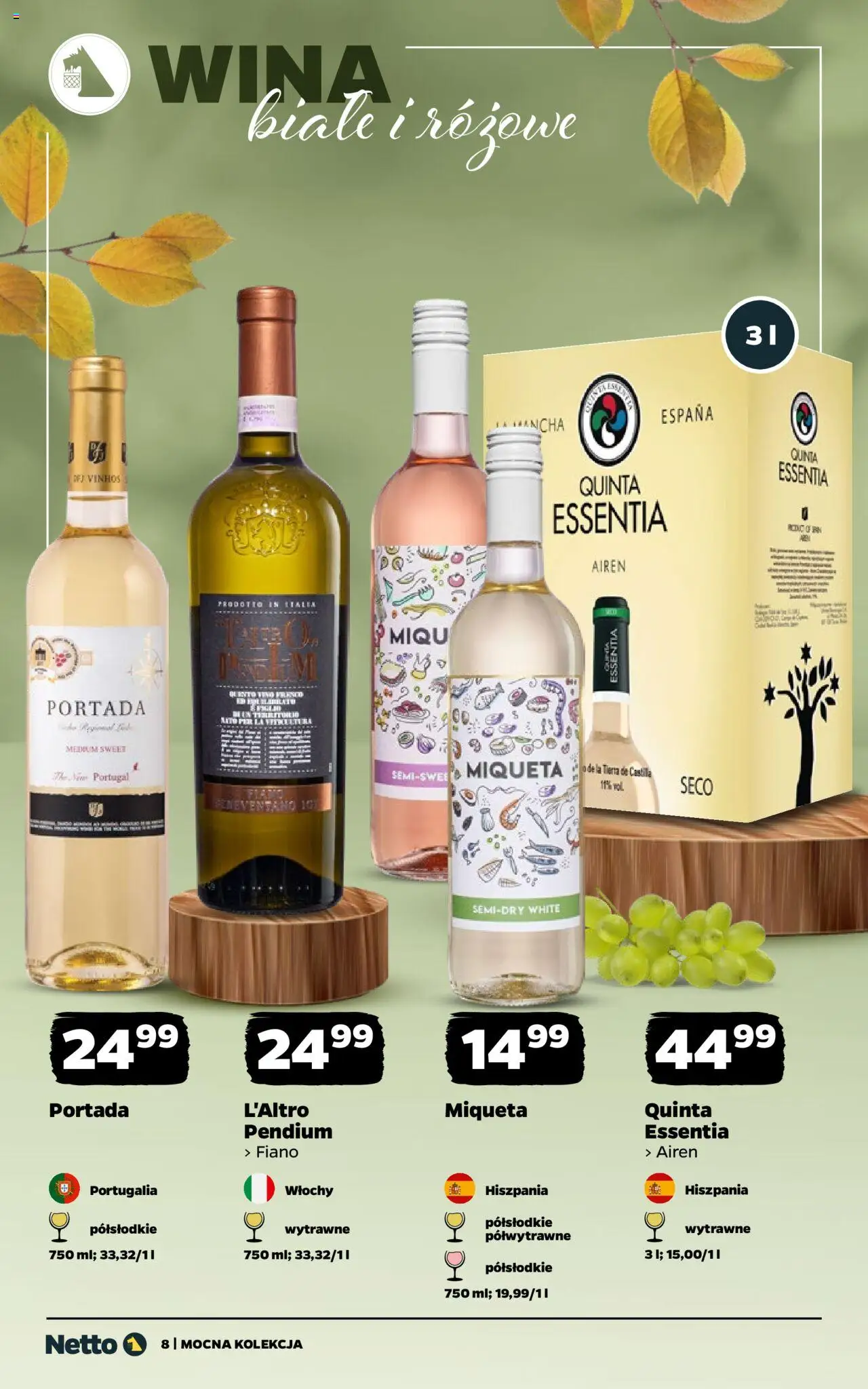 Netto gazetka - Wina od 29.09.2025 | Strona: 8