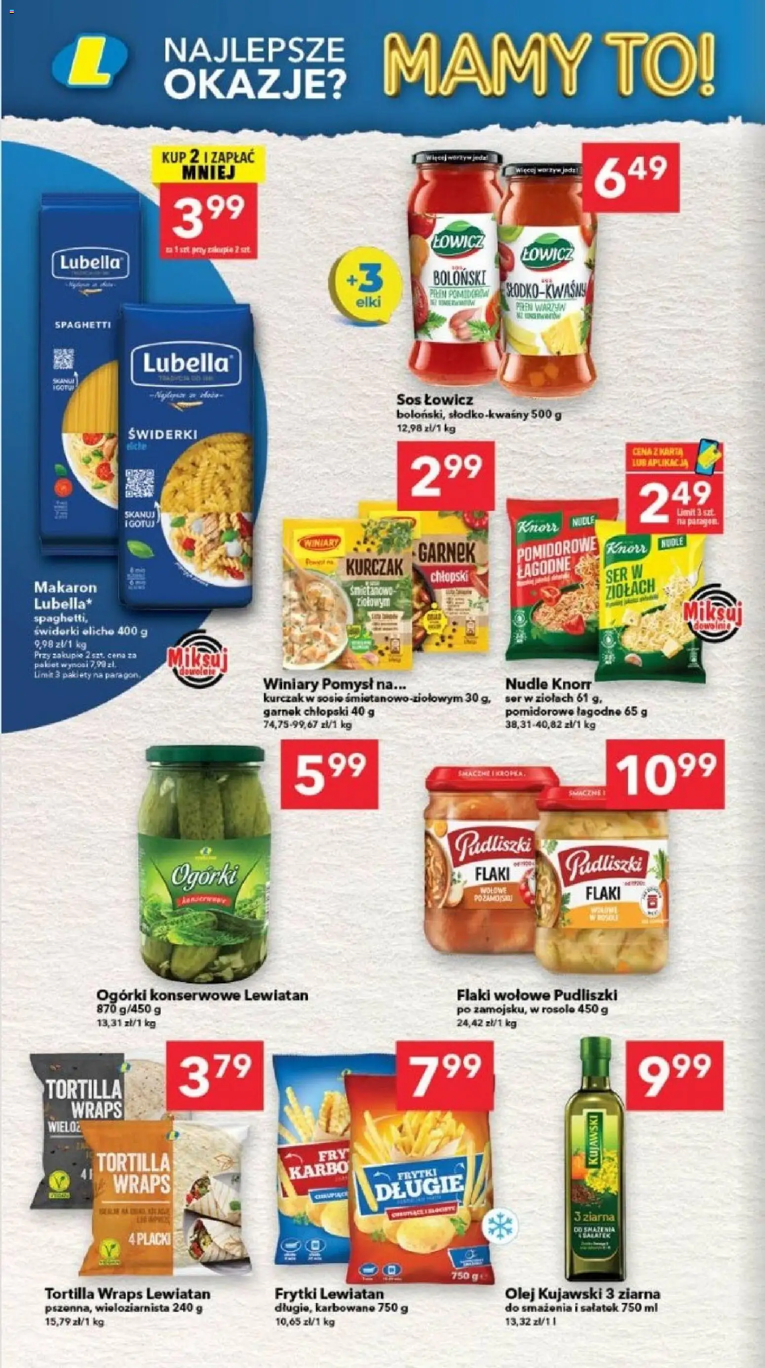Lewiatan gazetka - Szczecin od 29.01.2026 | Strona: 4 | Produkty: Garnek, Flaki, Olej, Ogórki konserwowe