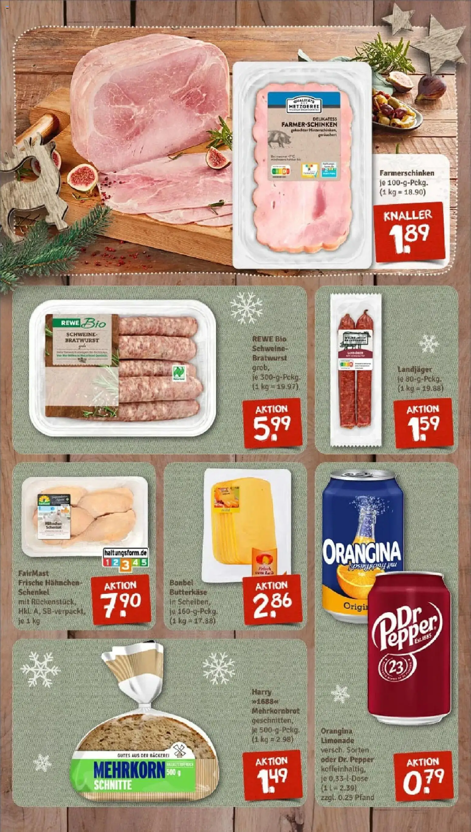 Rewe prospekt Wuppertal / Barmen	 – gültig ab 23.11.2025 | Seite: 7 | Produkte: Hahnchen, Bäckerei, Bratwurst, Limonade