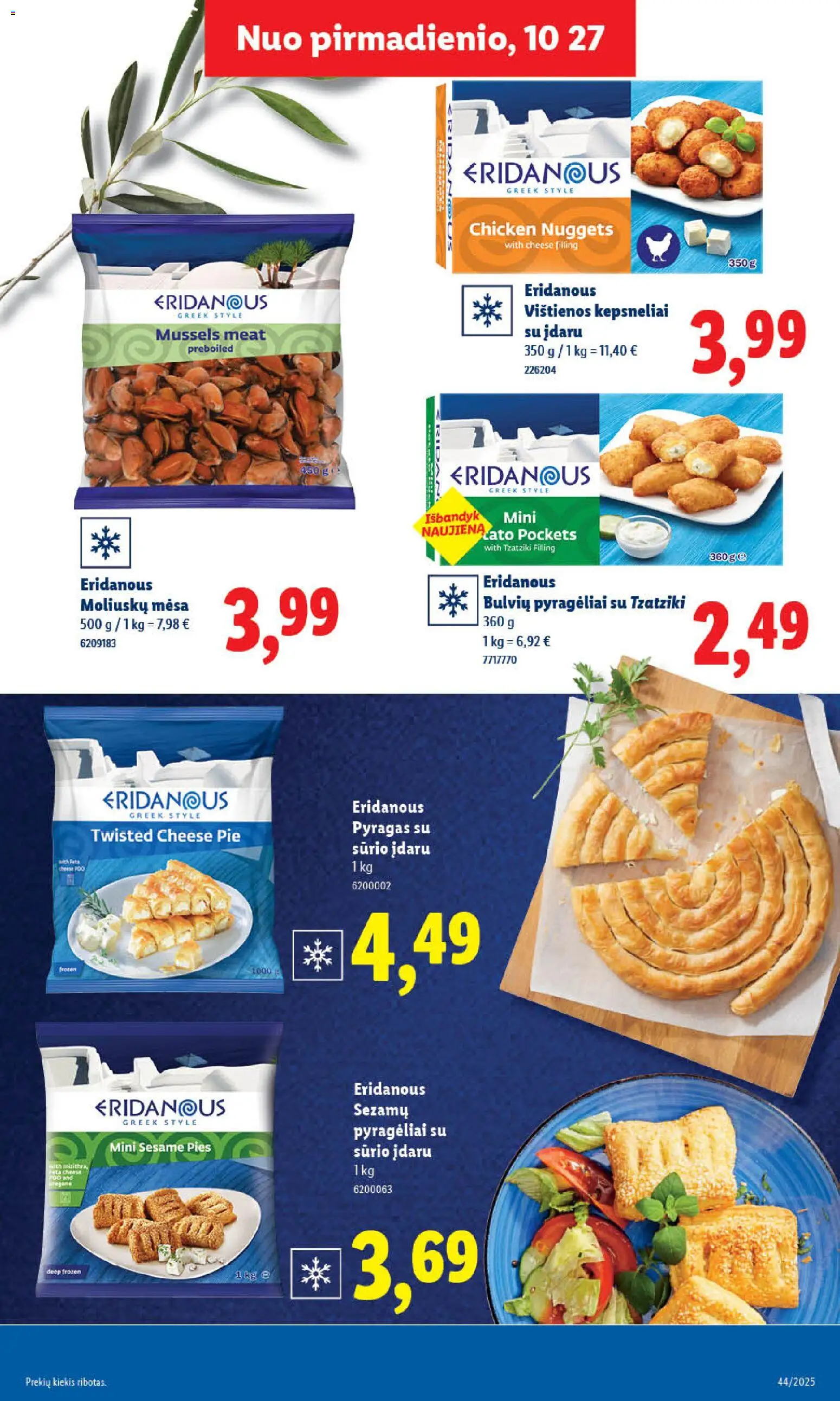 LIDL akcijos nuo 27.10.2025 | Puslapis: 15 | Prekių: Vištienos, Pyragas