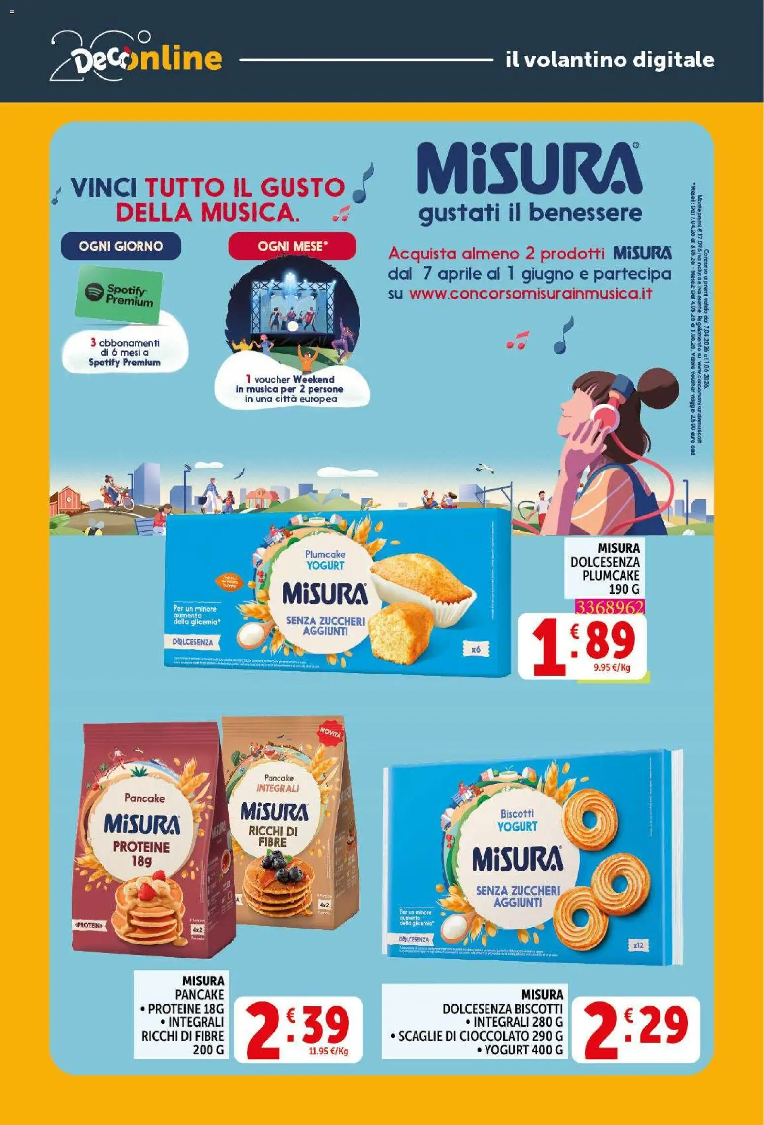 Volantino Decò del 10.04.2026 | Pagina: 25 | Prodotti: Yogurt, Cioccolato, Biscotti, Plumcake