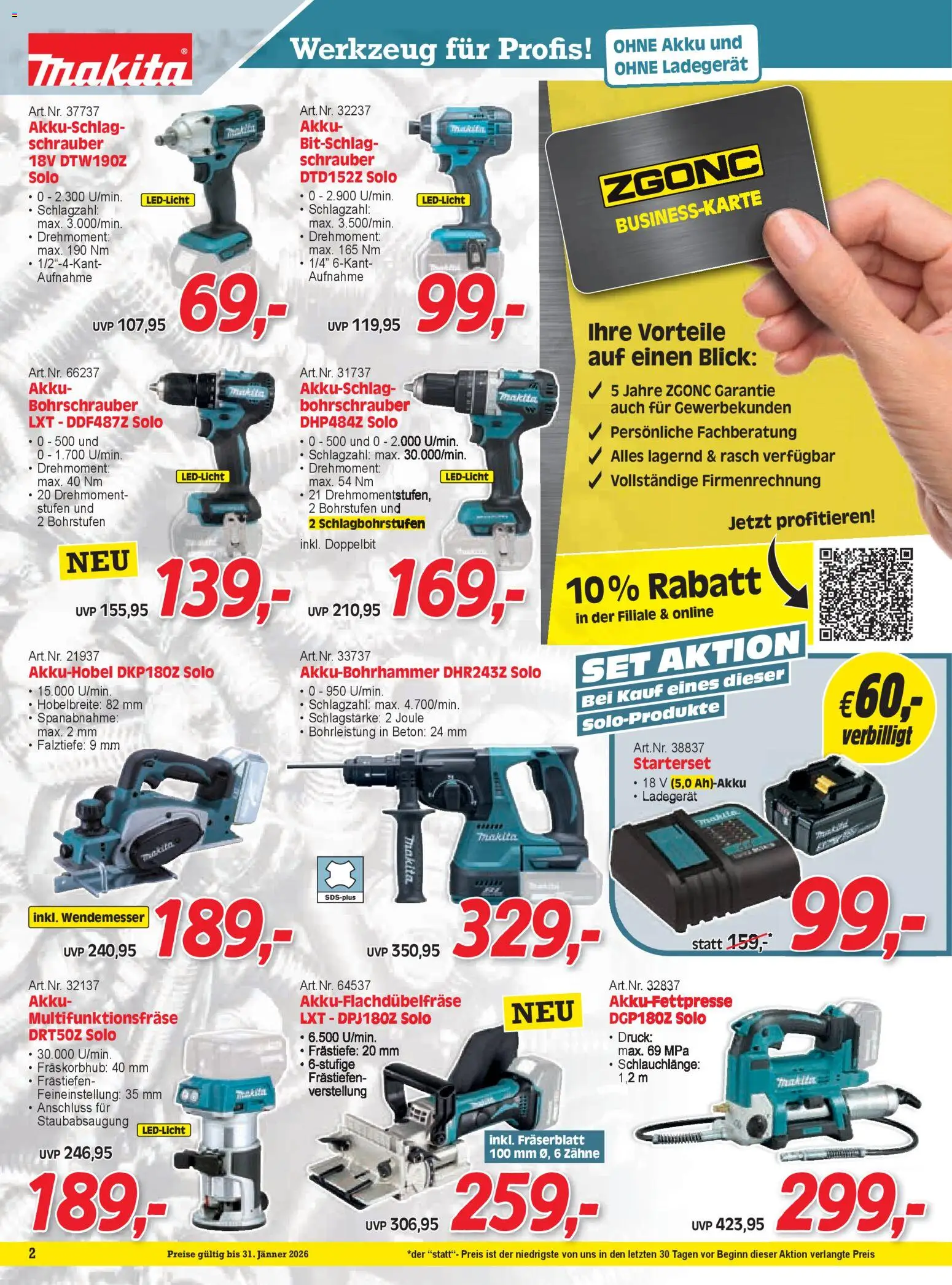 Zgonc Flugblatt Jänner II 2026 gültig ab 15.01.2026 | Seite: 2