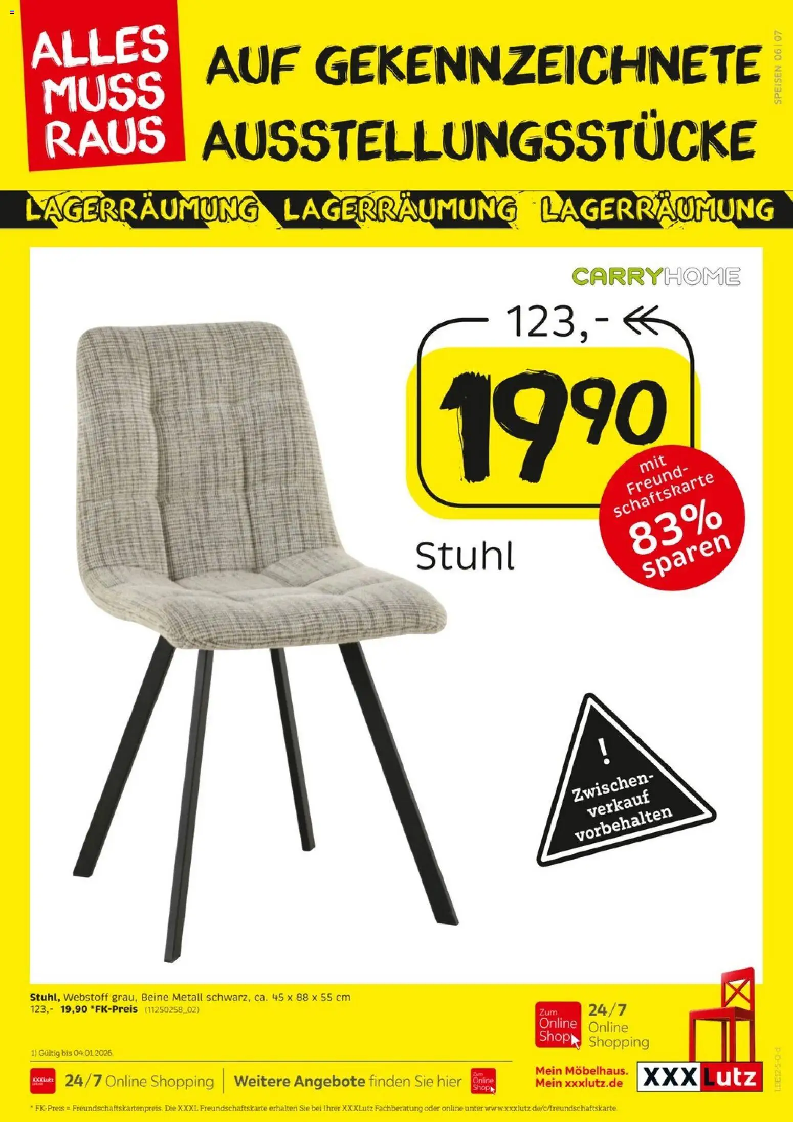 XXXL Lutz Lagerräumungsverkauf – gültig ab 21.12.2025 | Seite: 7