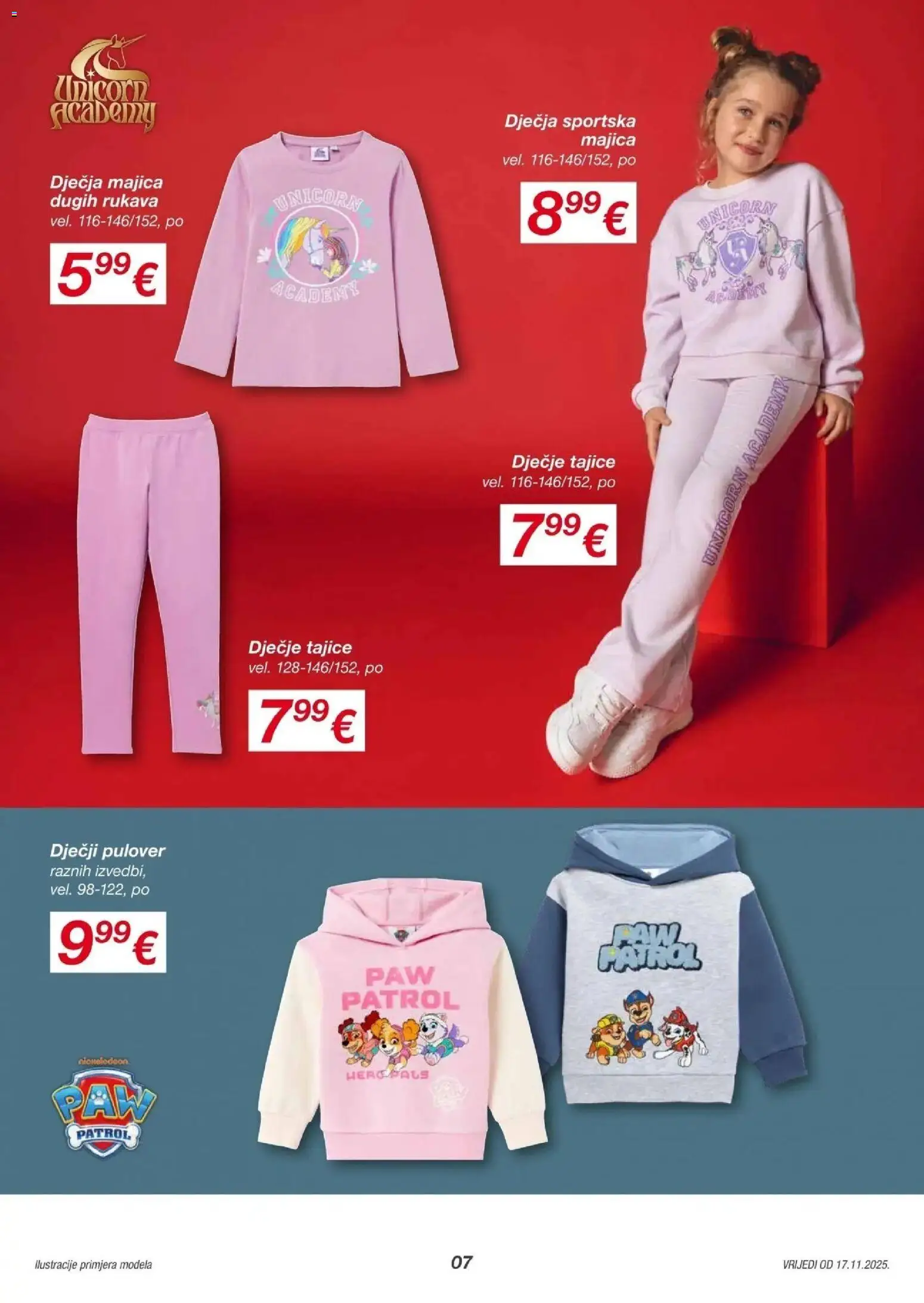 Kik katalog | vrijedi od 16.11.2025 | Stranica: 7 | Proizvodi: Majica, Tajice