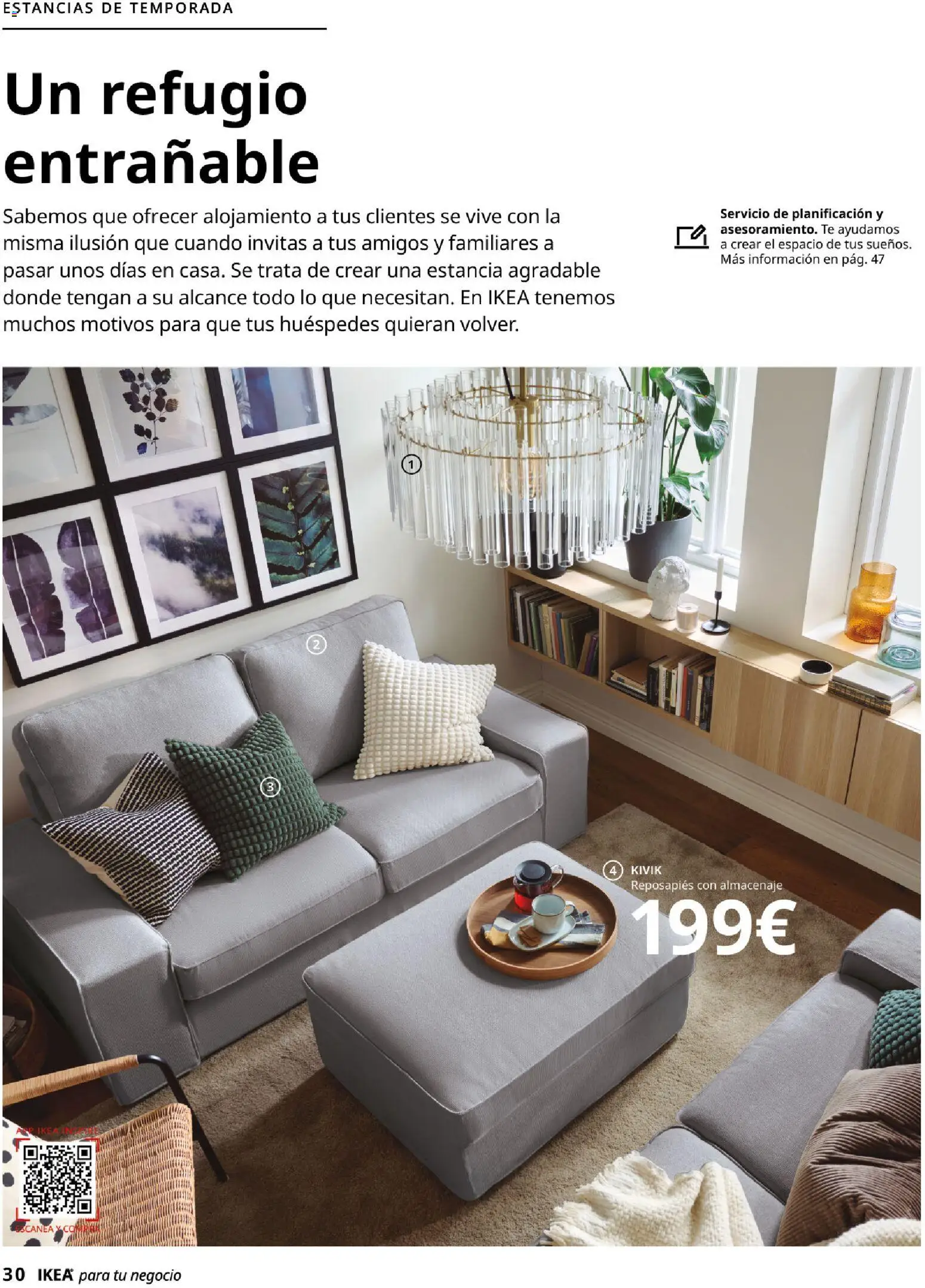 Catálogo IKEA para tu negocio │ válido desde el 02.12.2025 | Página: 30 | Productos: Reposapiés, Té, Almacenaje