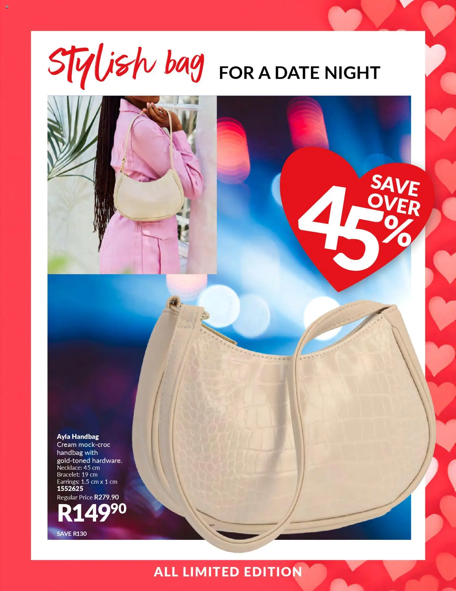 New Avon catalogue – valid from 21.02.2026 | Page: 38 | Products: Handbag, Earrings, Bag, Cream