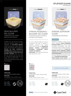 Crystal Nails 2026/27 Nagykatalógus - amely érvényes a következő dátumtól: 09.03.2026 | Oldal: 11 | Termékek: Videó, Lámpa, Ecset