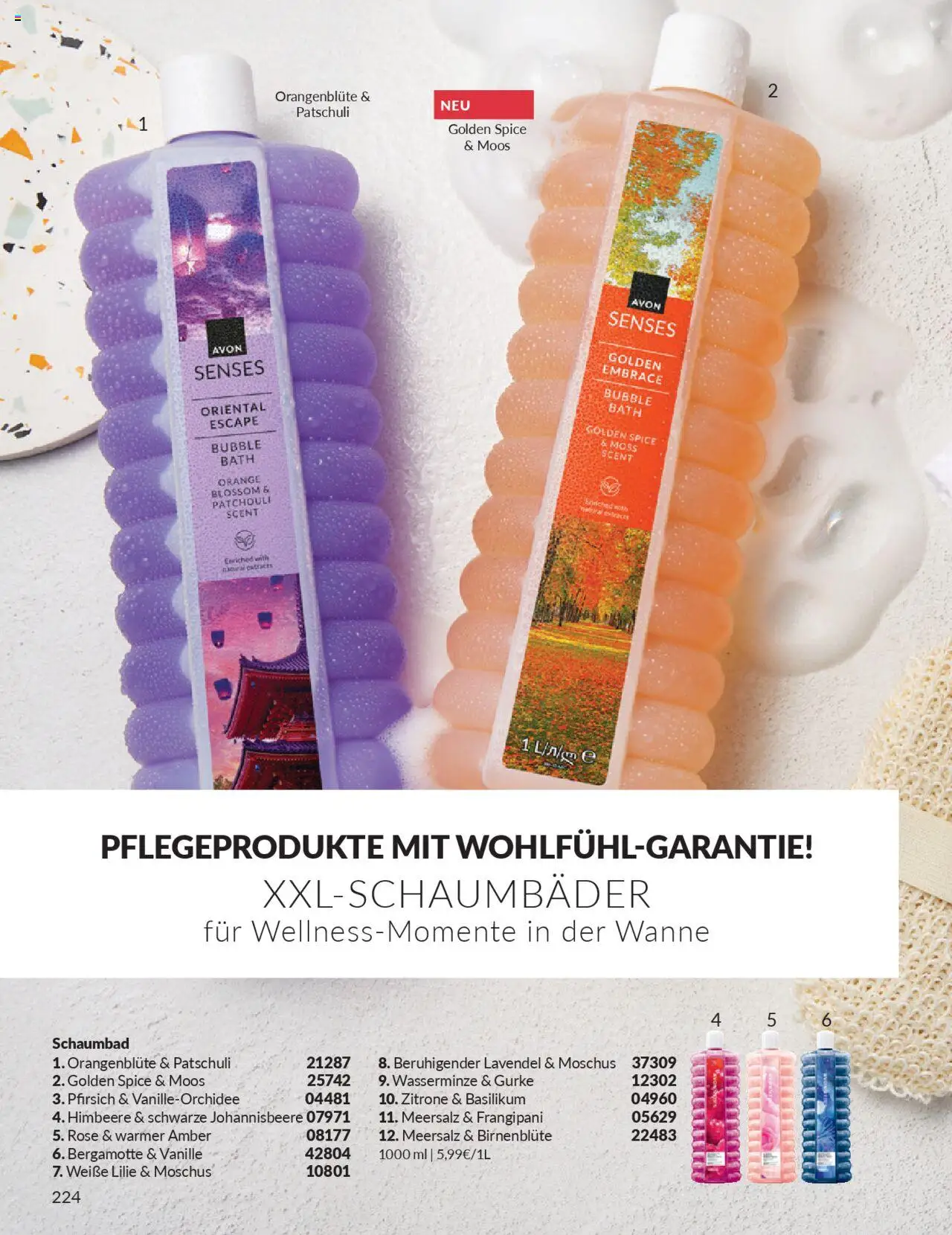 AVON Katalog Oktober 2025 – gültig ab 01.10.2025 | Seite: 226 | Produkte: Zitrone, Pfirsich, Himbeere, Lavendel
