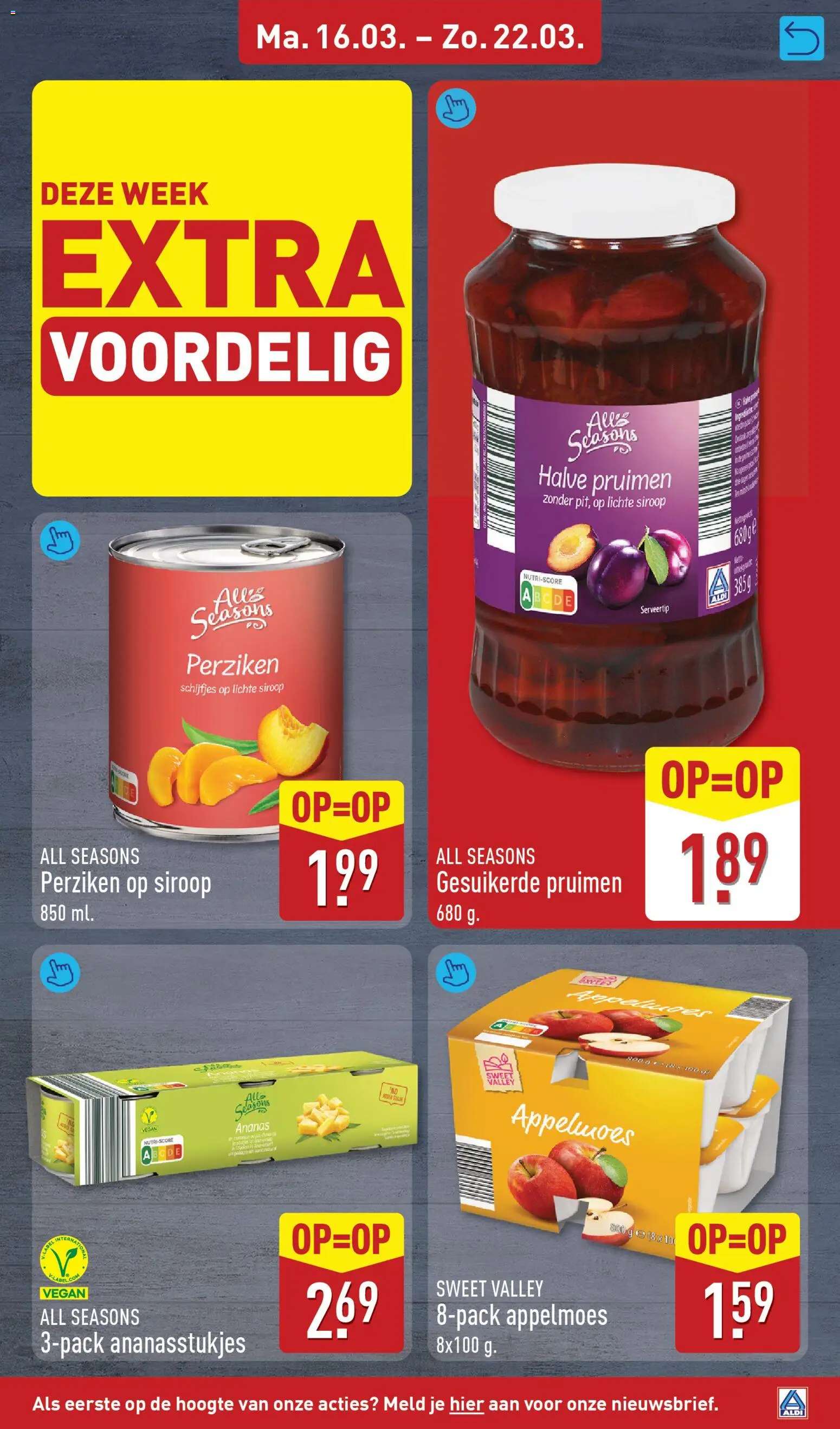 {H1} | Pagina: 21 | Producten: Ananas, Perziken