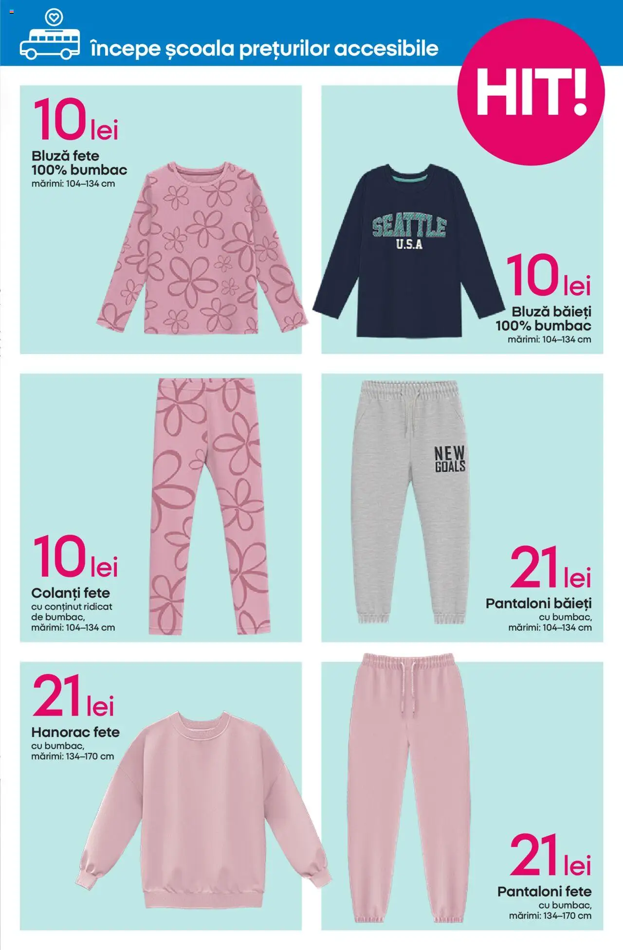 Catalog Pepco – valabil de la 28.08.2025 | Pagină: 3 | Produse: Bluză, Pantaloni, Colanți, Keşe