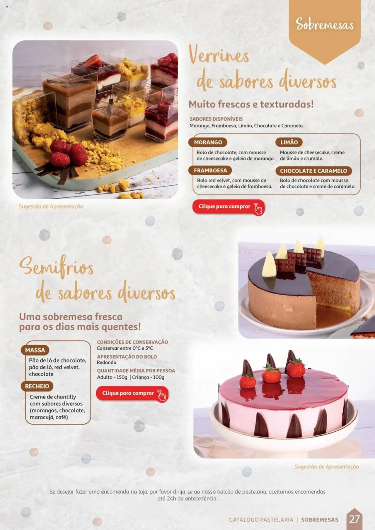Auchan Catálogo de Pastelaria │ válido de 08.04.2024 | Página: 27 | Produtos: Geleia, Bolo, Chocolate, Massa