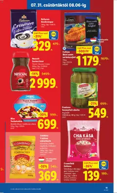 Lidl akciós ujság - amely érvényes a következő dátumtól: 31.07.2025 | Oldal: 11