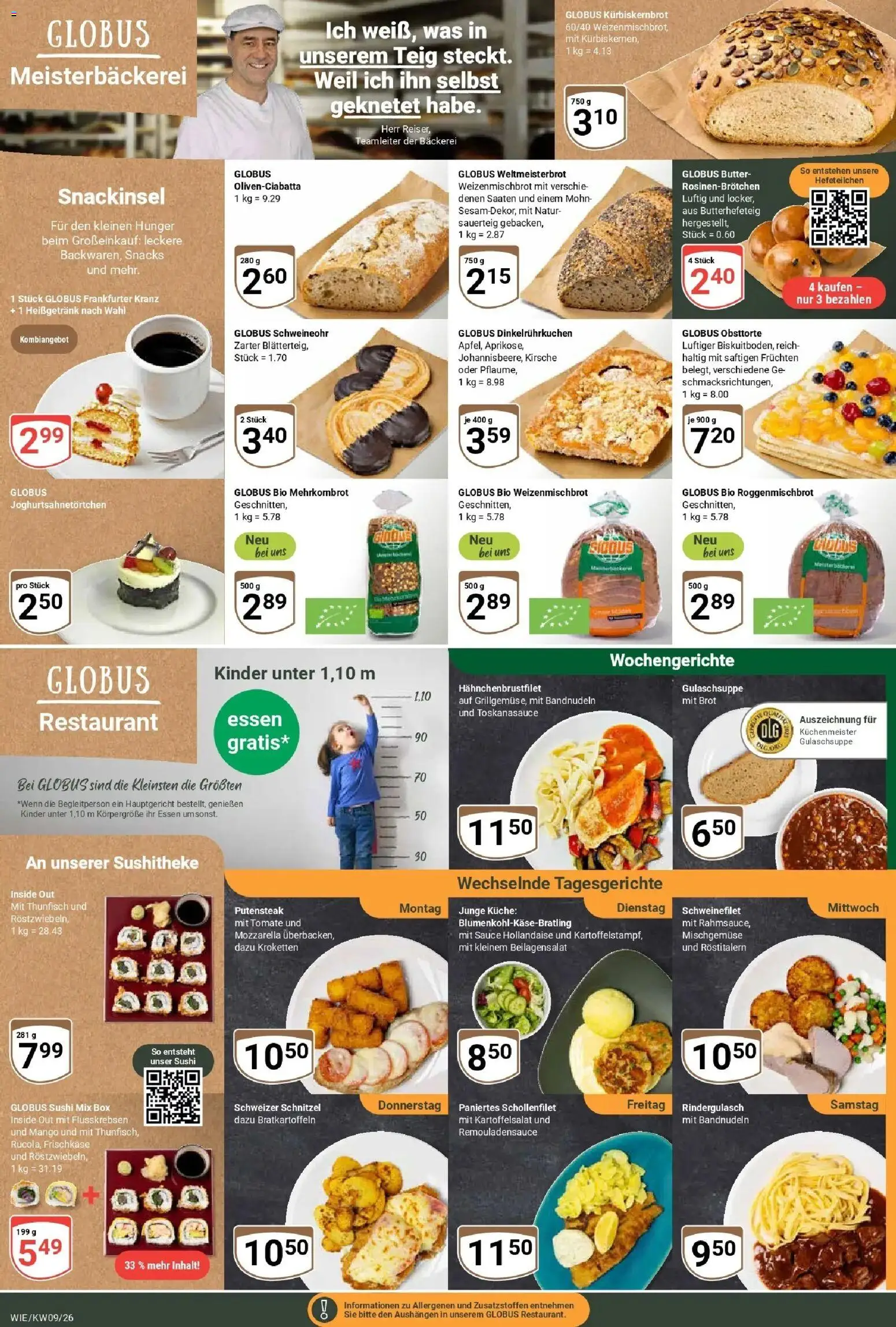 Globus Prospekt Waghäusel – gültig ab 23.02.2026 | Seite: 7 | Produkte: Rindergulasch, Box, Brot, Frischkase