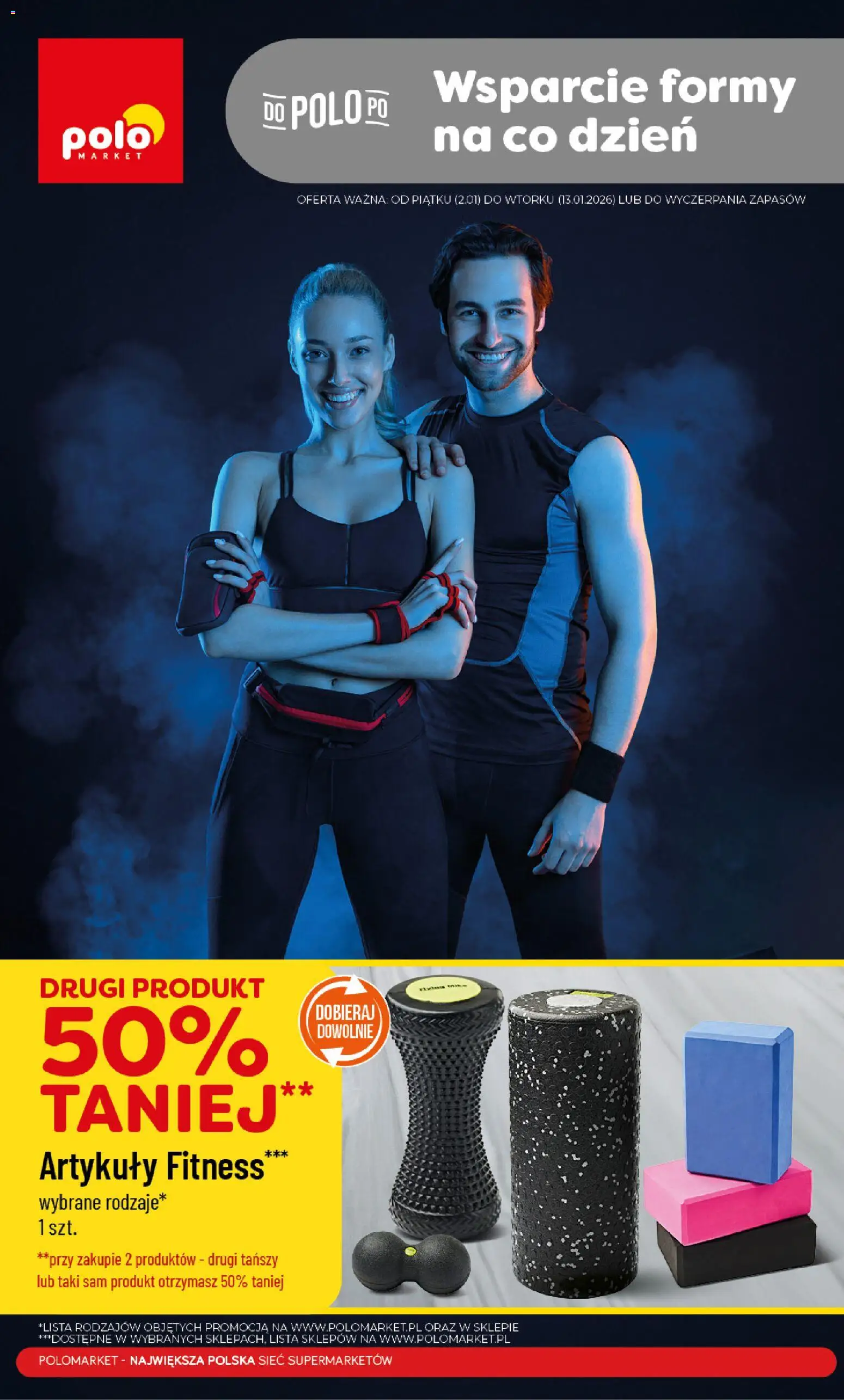 POLOmarket Gazetka - Wsparcie formy od 02.01.2026 | Strona: 1
