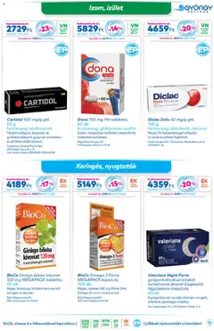 Gyöngy Patikák Akciós újság - amely érvényes a következő dátumtól: 01.10.2025 | Oldal: 11 | Termékek: Ginkgo biloba